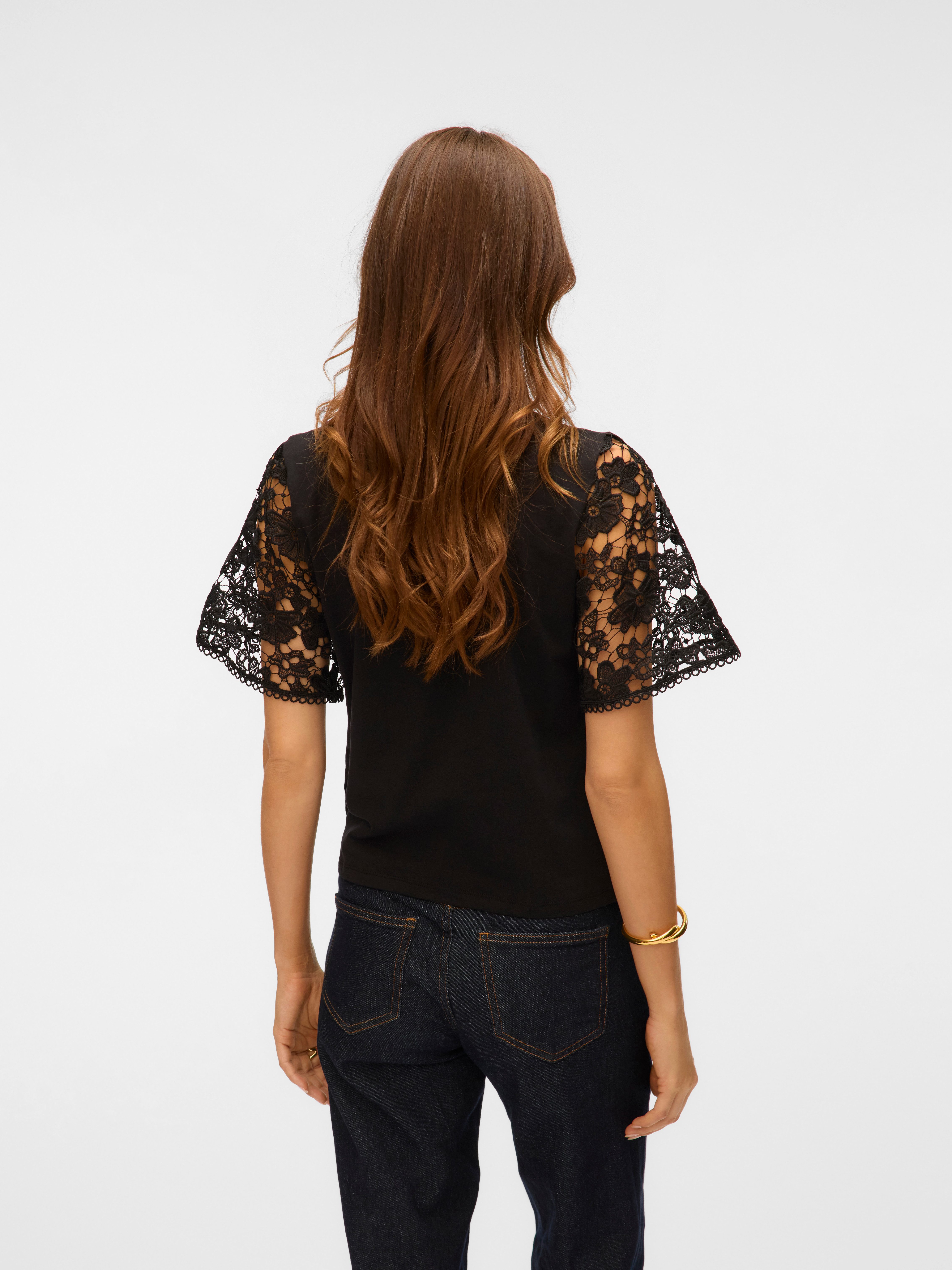 Vero Moda Shirt met korte mouwen VMPANNA 2/4 TOP JRS