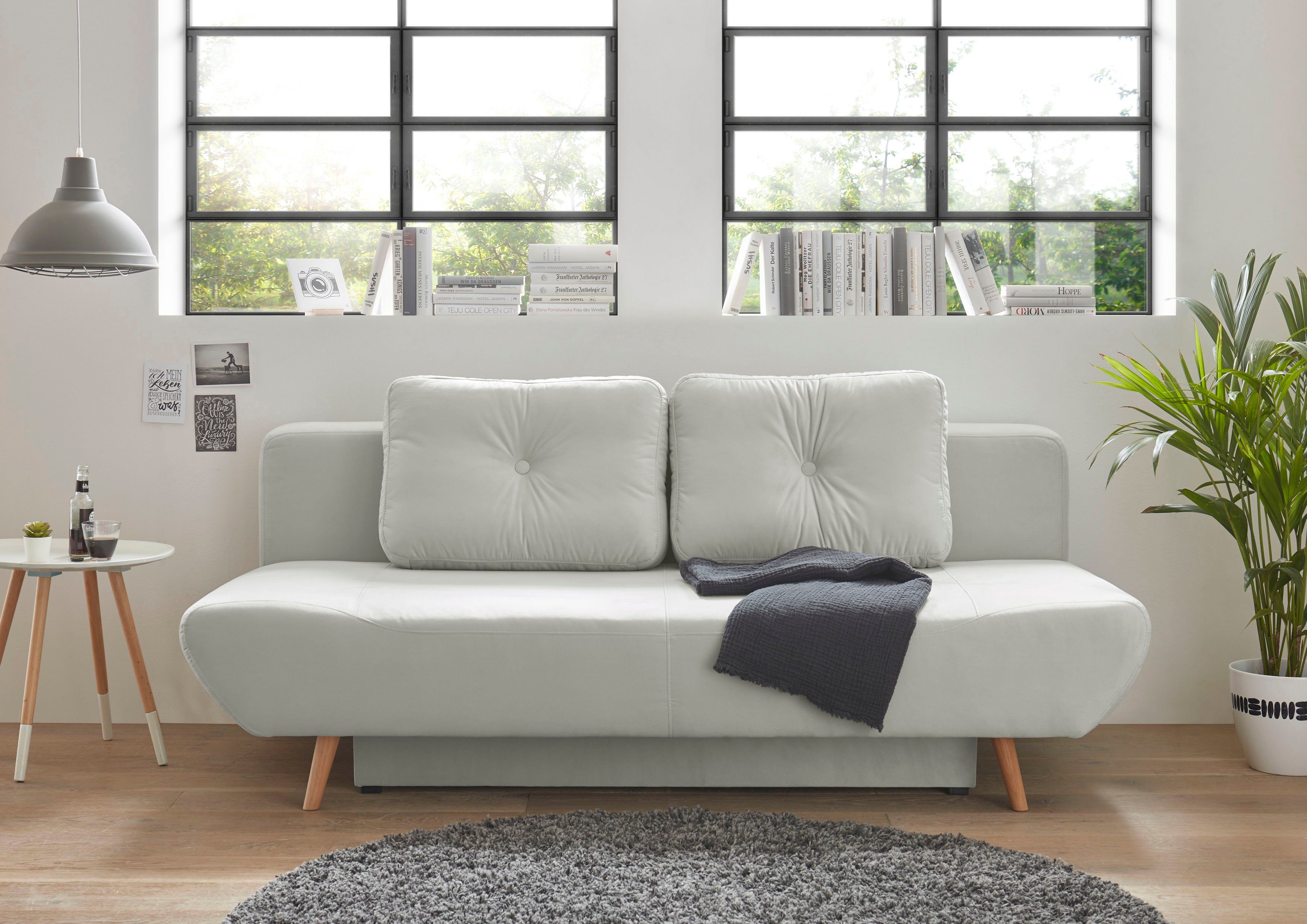 andas Slaapbank Segmon simpel in een comfortabel te bed veranderen, inclusief bedkist