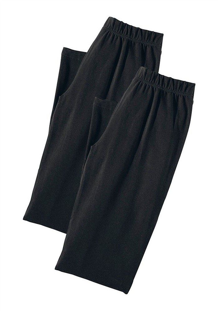 vivance active Capribroek met rubberen tailleband, loungewear (Set van 2)