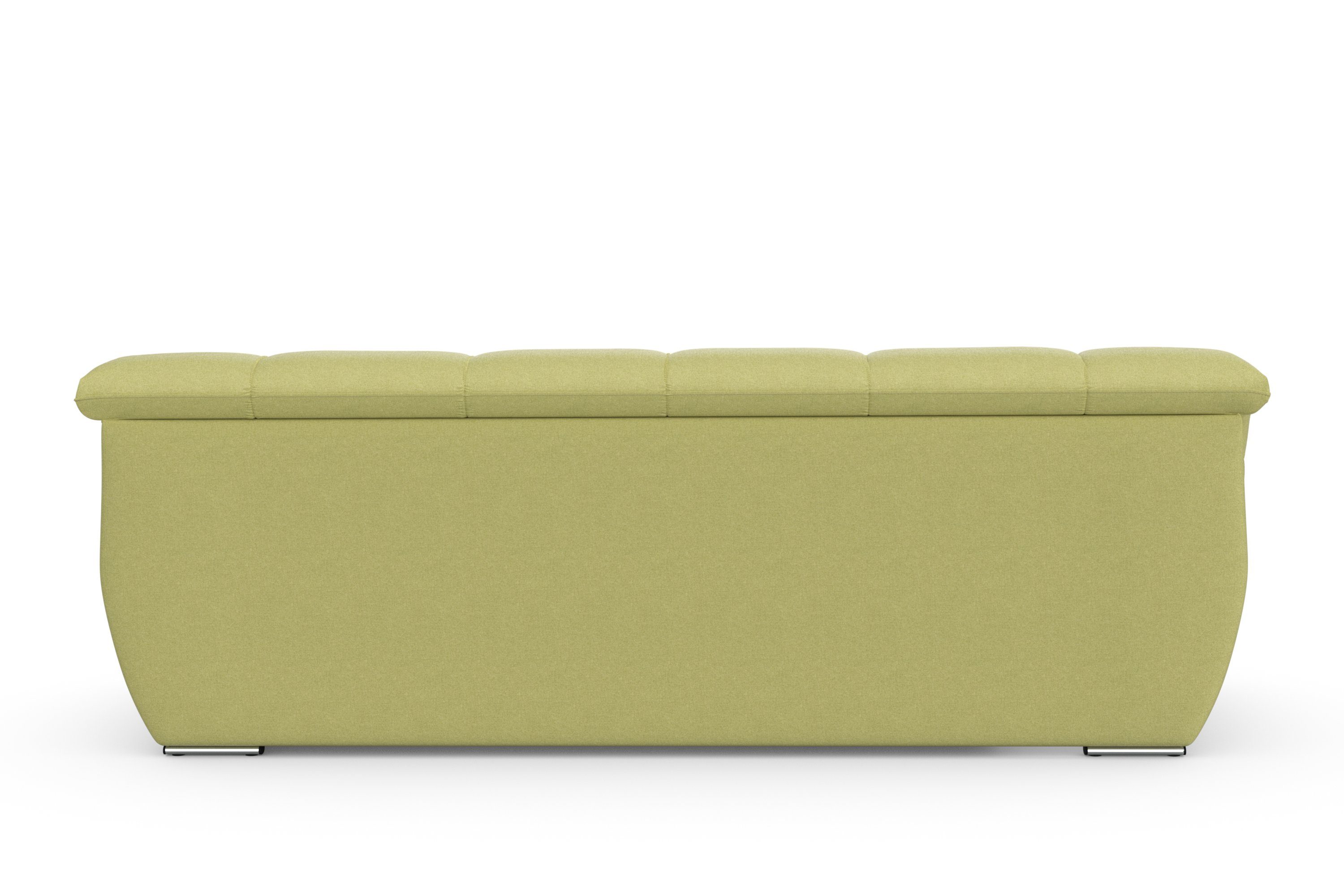 DOMO collection 3-zitsbank Splash, moderne stiksels in de zitting en rug, comfortabel,