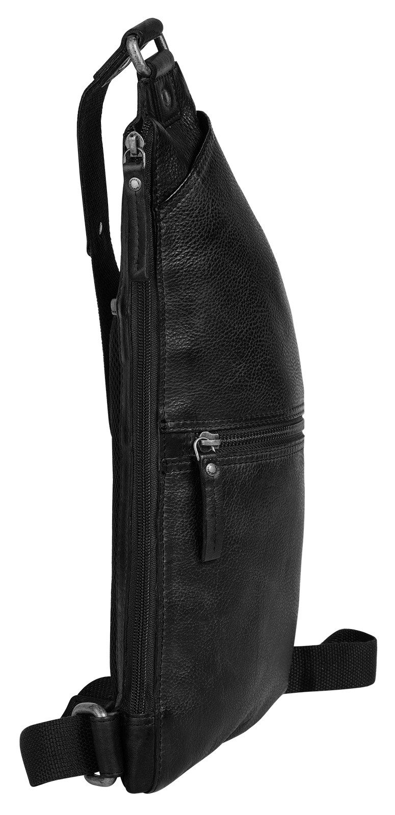 Spikes & Sparrow Schoudertas echt leder