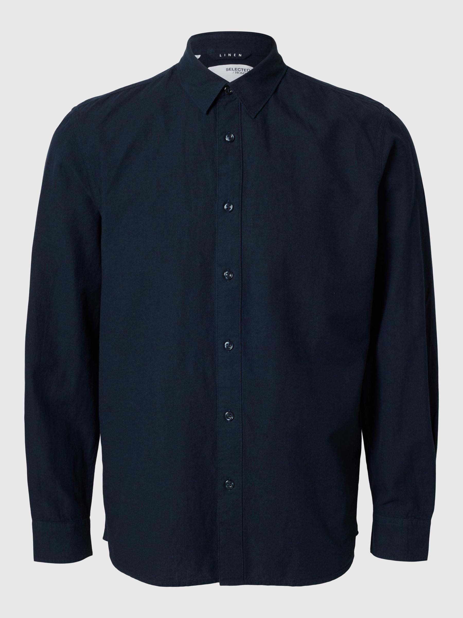SELECTED HOMME Linnen overhemd NEW-LINEN SHIRT