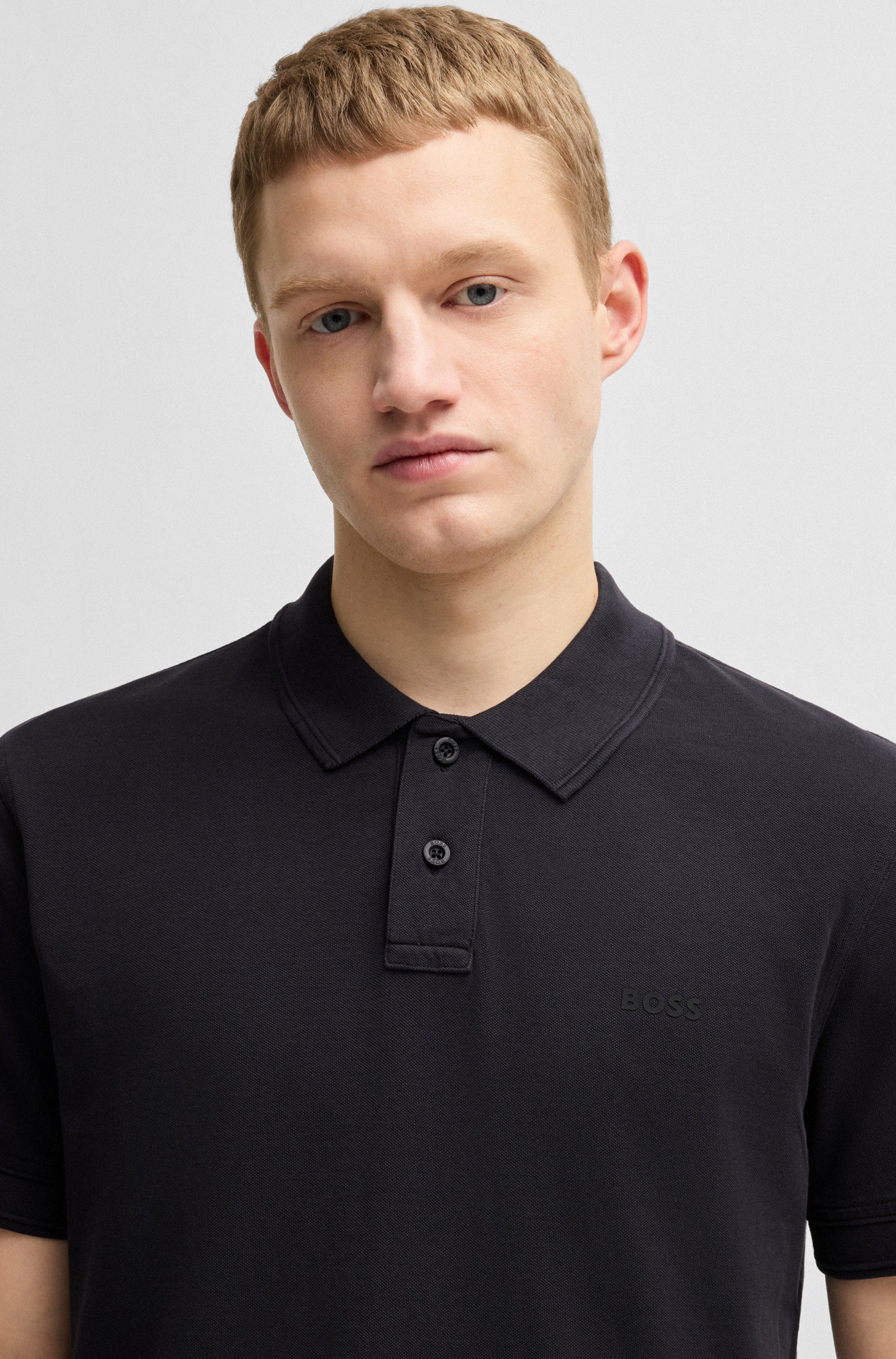 Boss Orange Poloshirt Prime met een polokraag