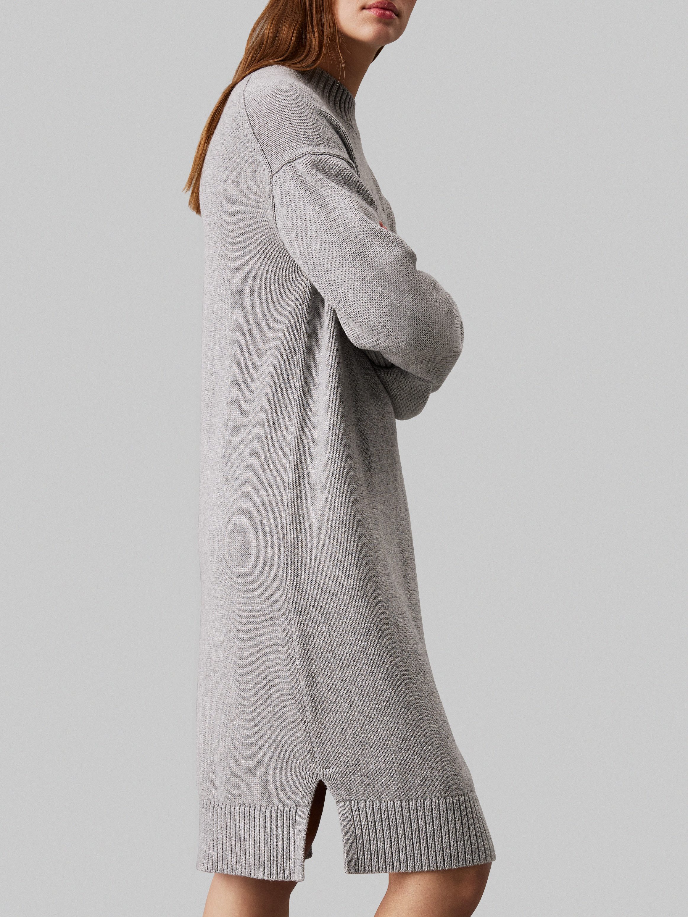 Calvin Klein Sweatjurk CK INTARSIA LOOSE SWEATER DRESS