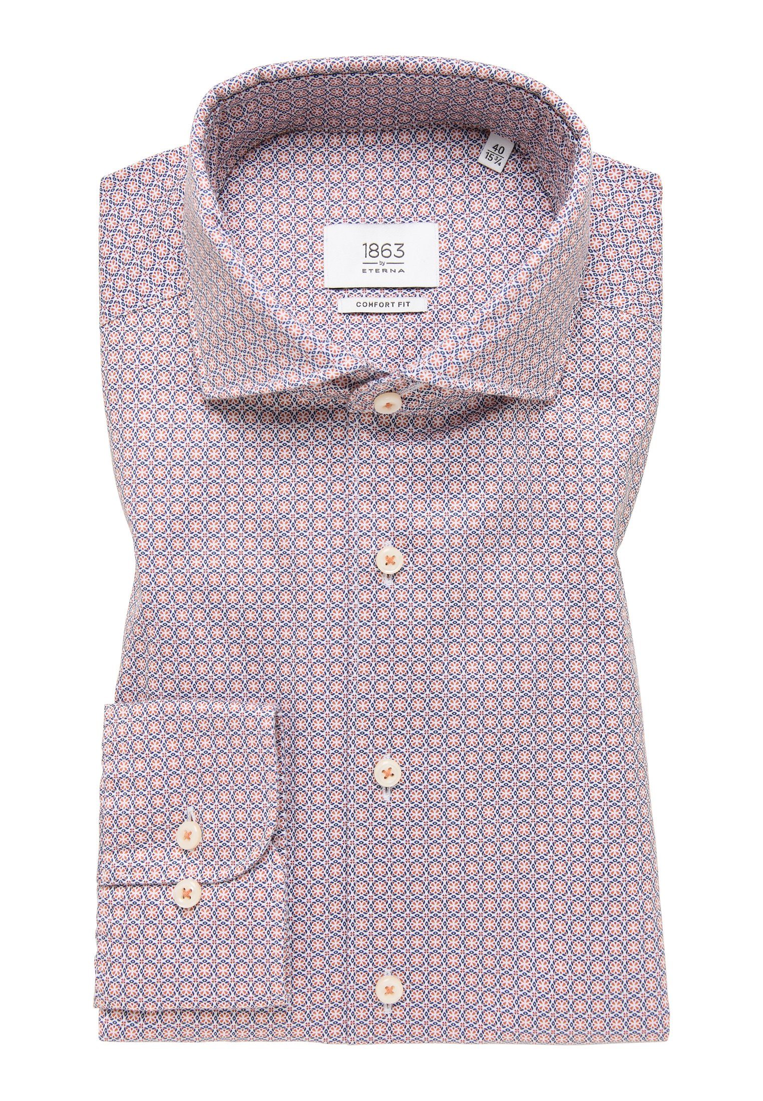 Eterna Overhemd met lange mouwen Comfort fit