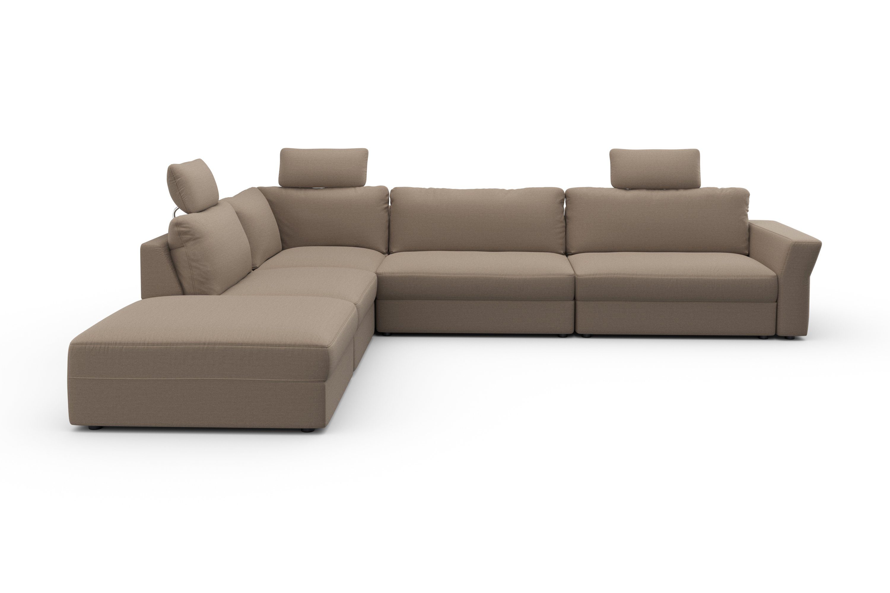 sit&more Hoekbank Cadabra L-vorm Breedte 356 cm, met zitdiepteverstelling