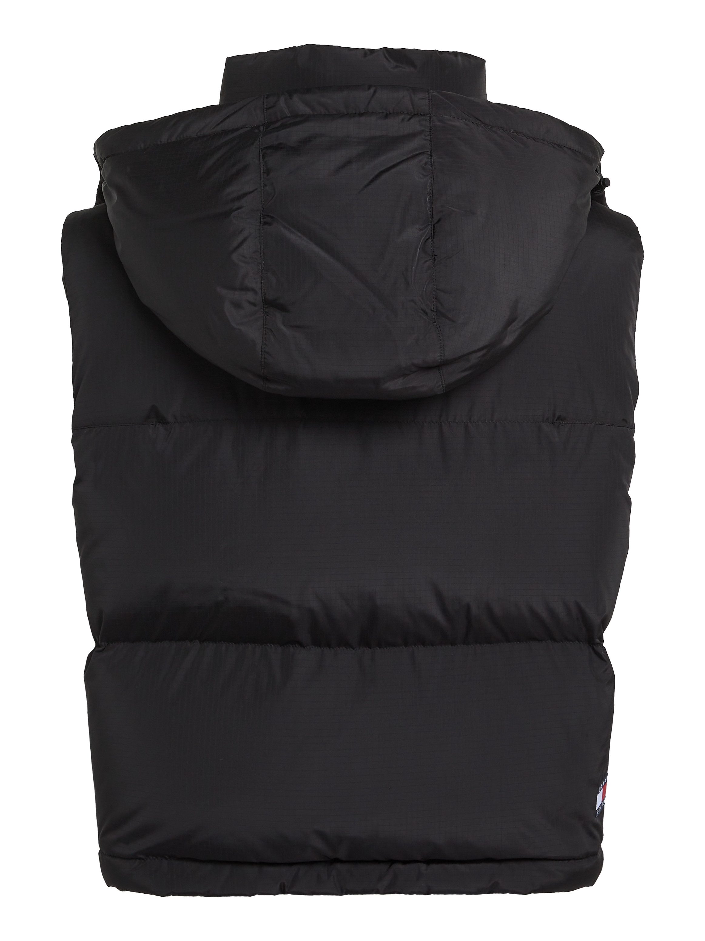 TOMMY JEANS Bodywarmer TJW CRP ALASKA PUFFER VEST in modieuze cropped vorm, puffer