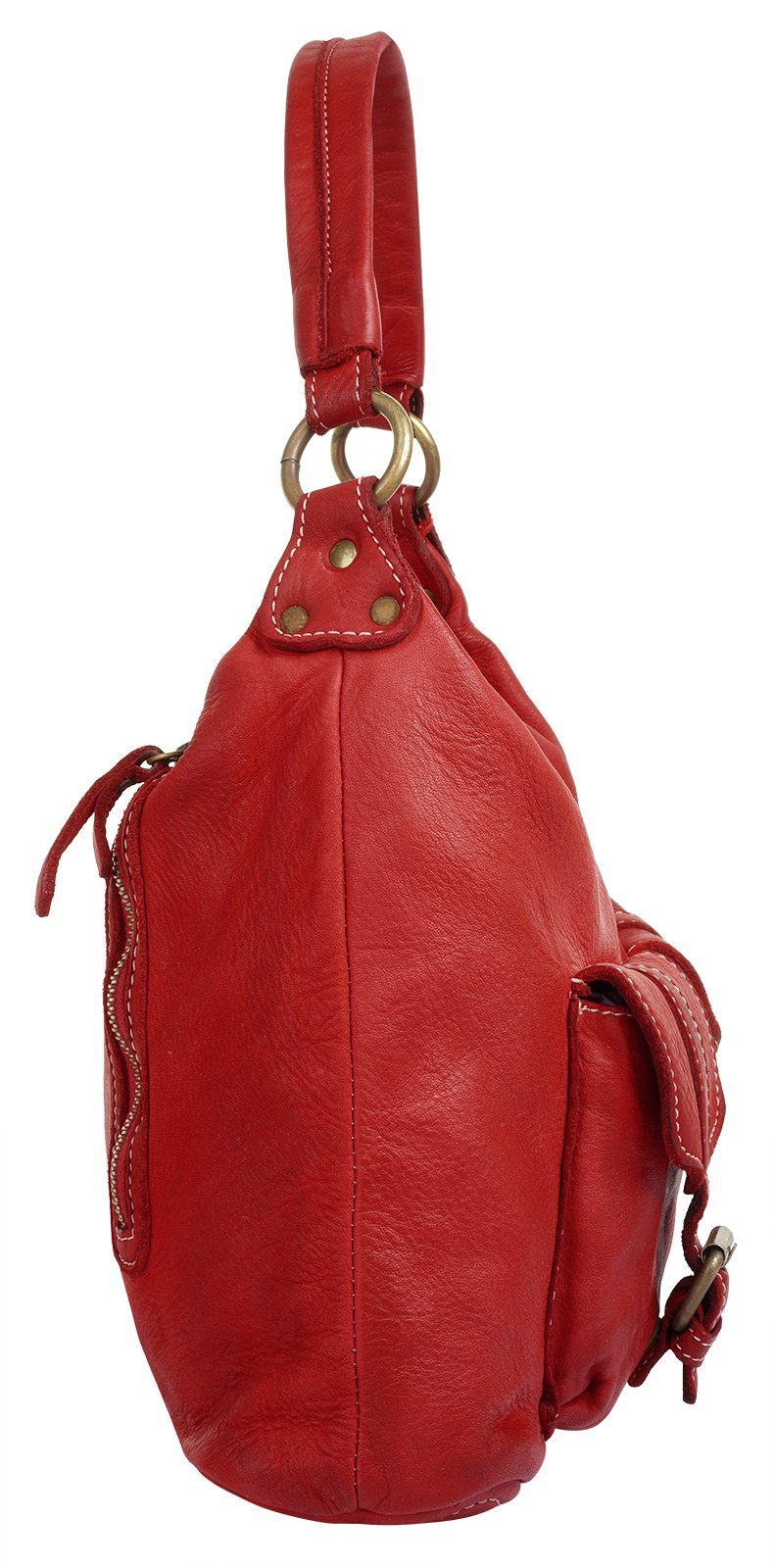 Cluty Shopper echt leer, made in italy
