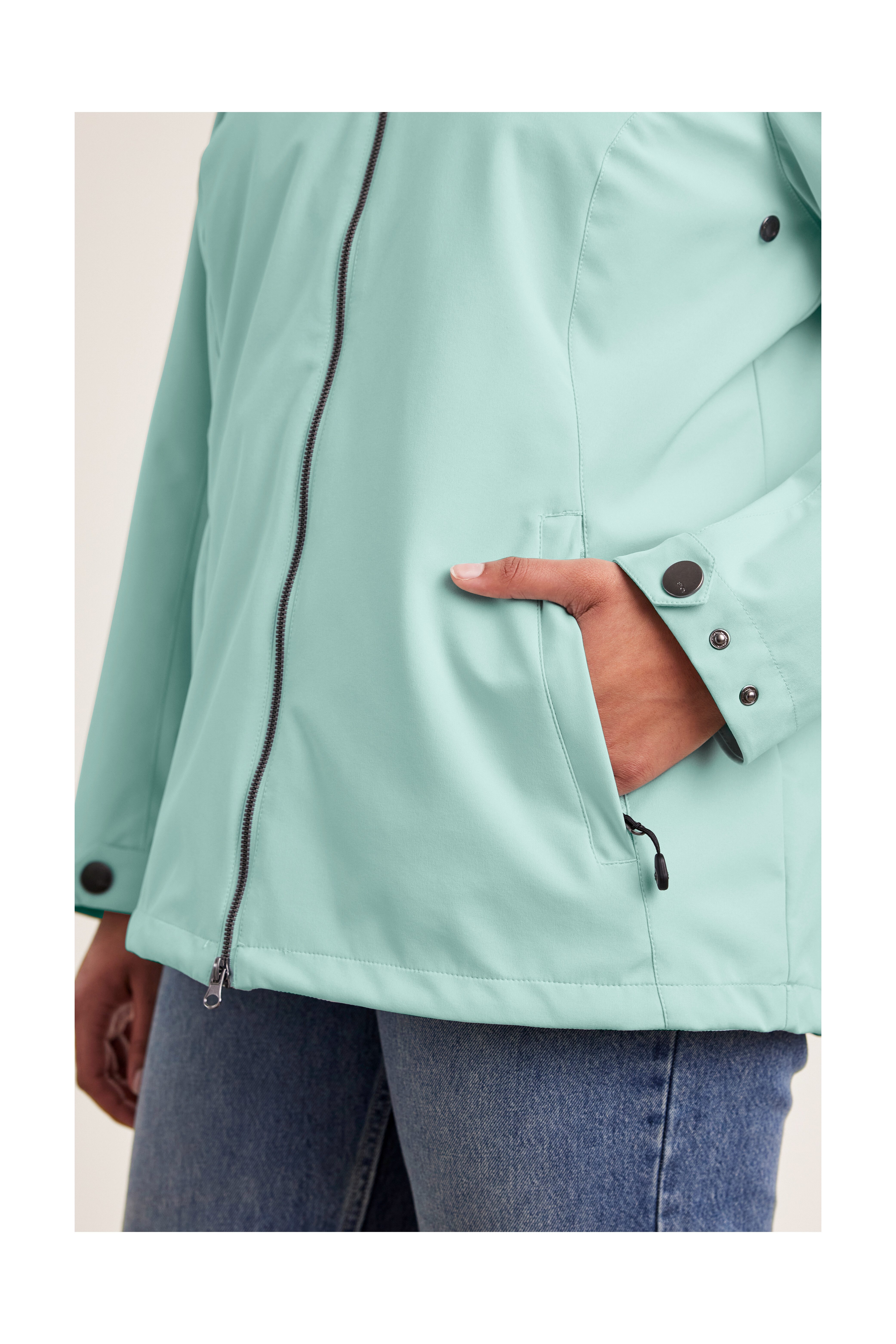 STOY Softshell-jack STS 1 WMN SFTSHLL JCKT Dames softshelljas: waterafstotend, ademend, milieuvriendelijk