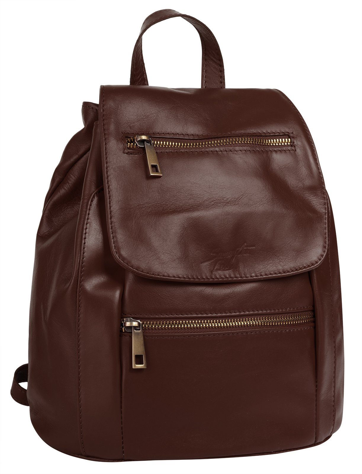 Samantha Look Rugzak echt leer, made in italy