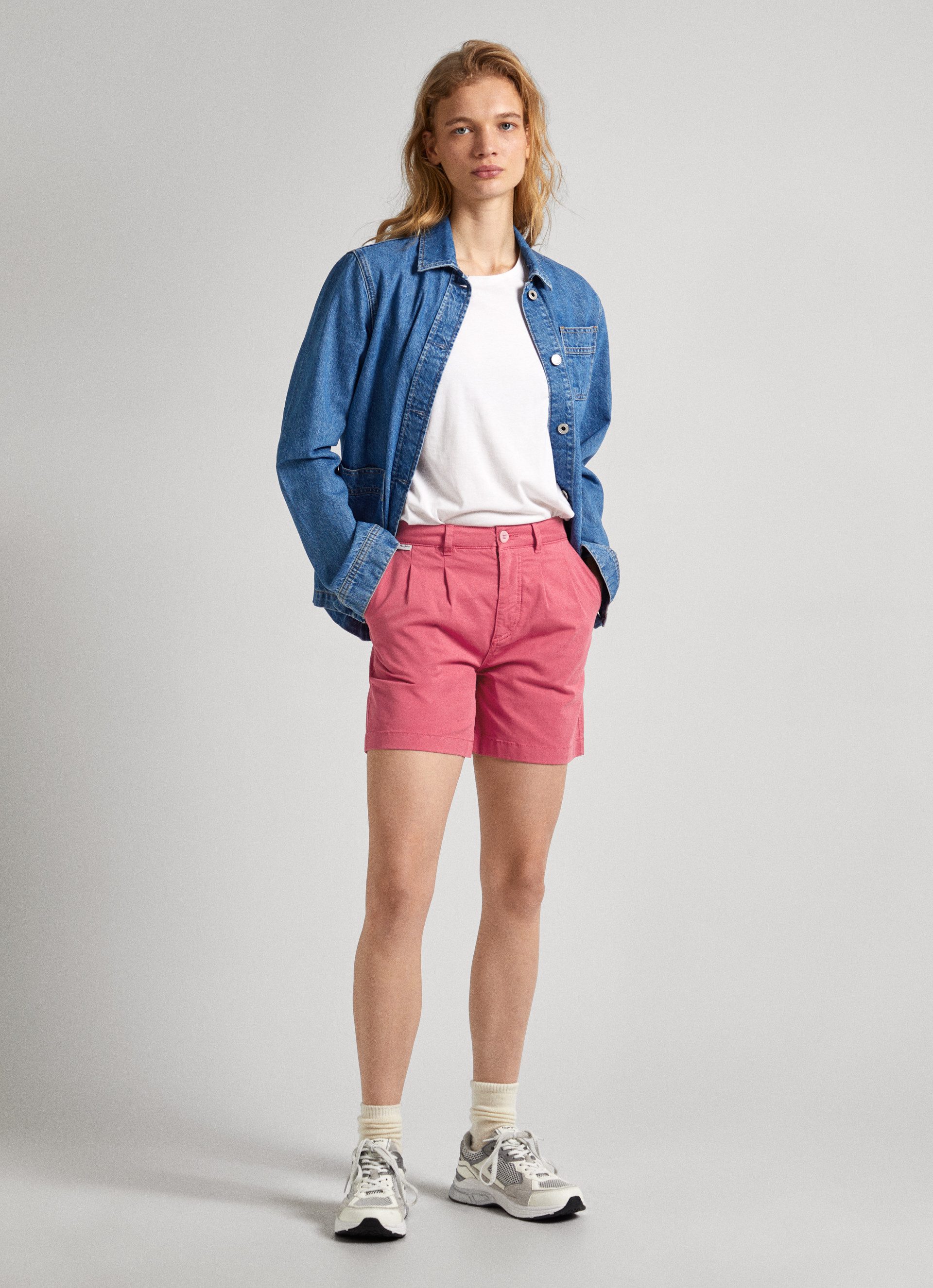 Pepe Jeans Chino-short VANIA in zachte katoenmix