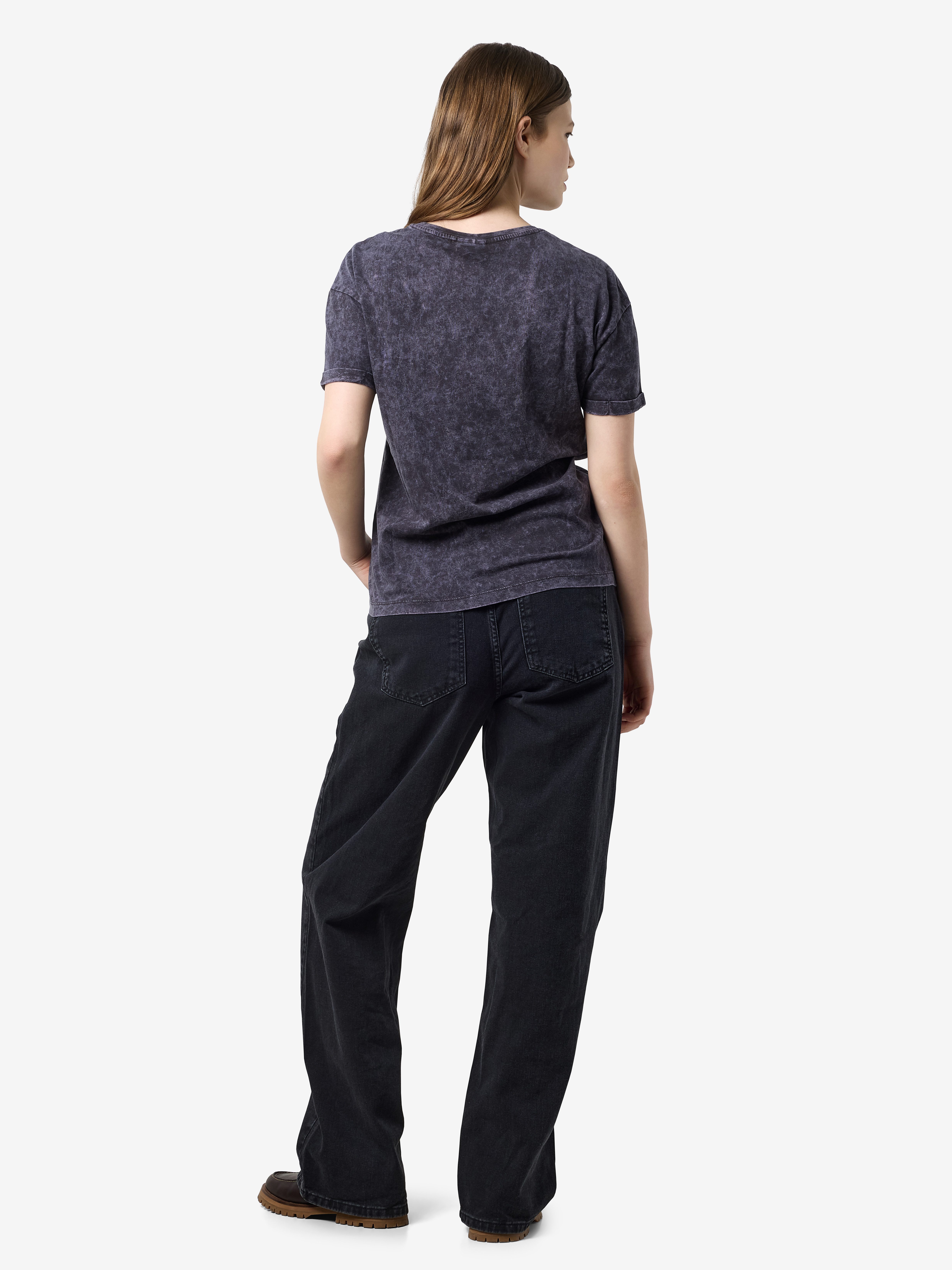 Noisy may Shirt met korte mouwen NMBRANDY WASHED S/S TOP JRS NOOS