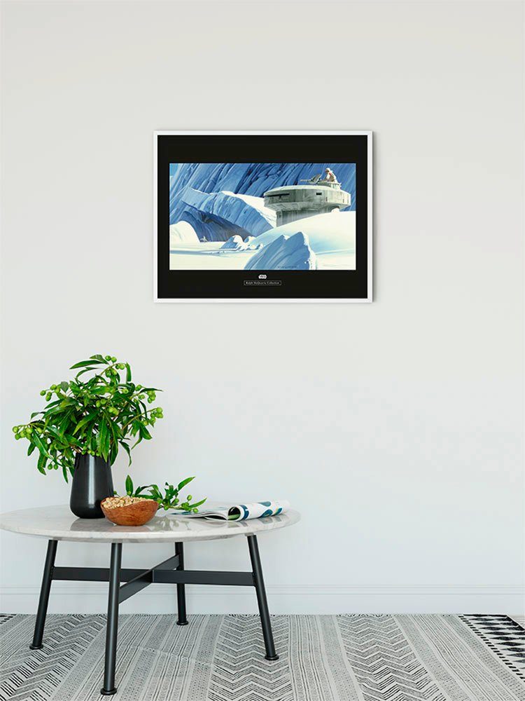 Komar Wanddecoratie Star Wars Classic RMQ Hoth echo Base Wanddecoratie voor de kinderkamer - zonder lijst (1 stuk)