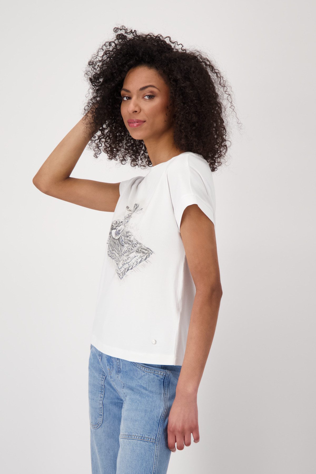 Monari T-shirt Shirt Cowboylaarzen
