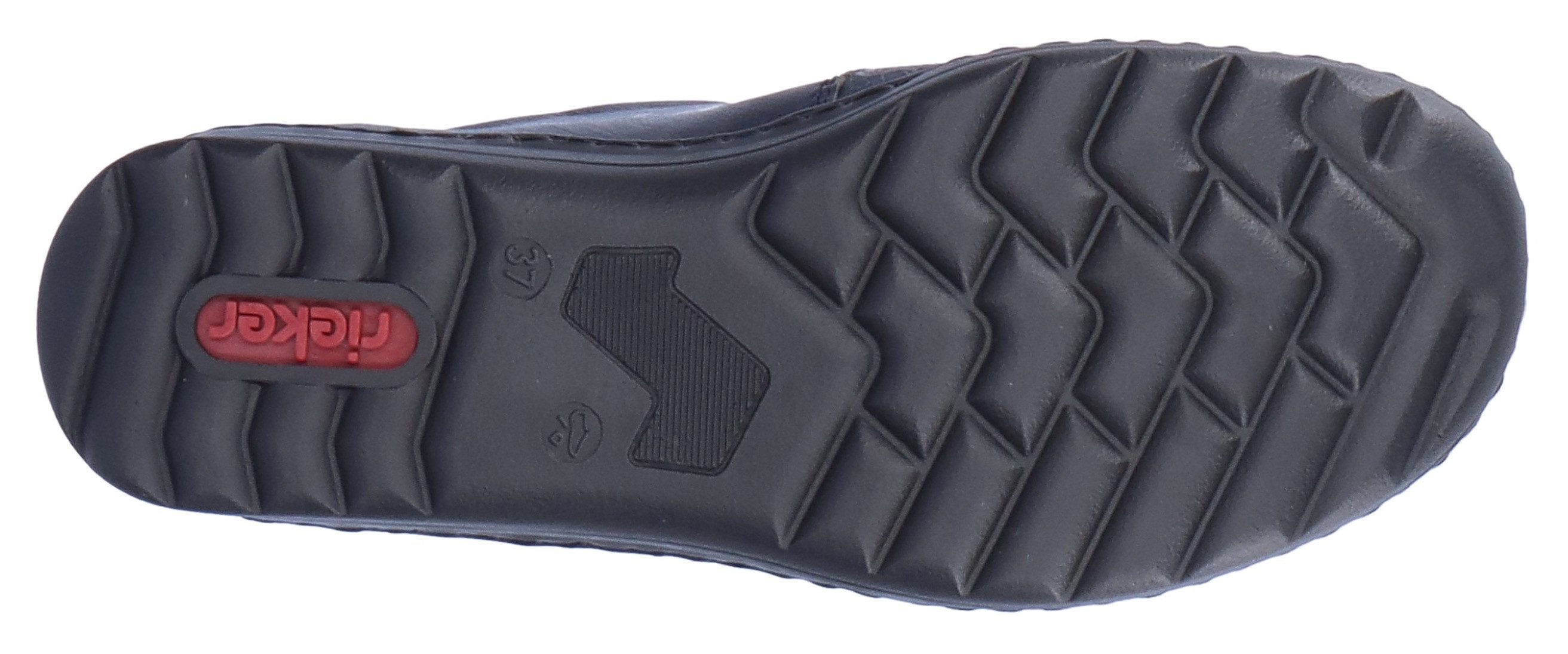 Rieker Klittenbandschoenen met subtiel paisley-patroon