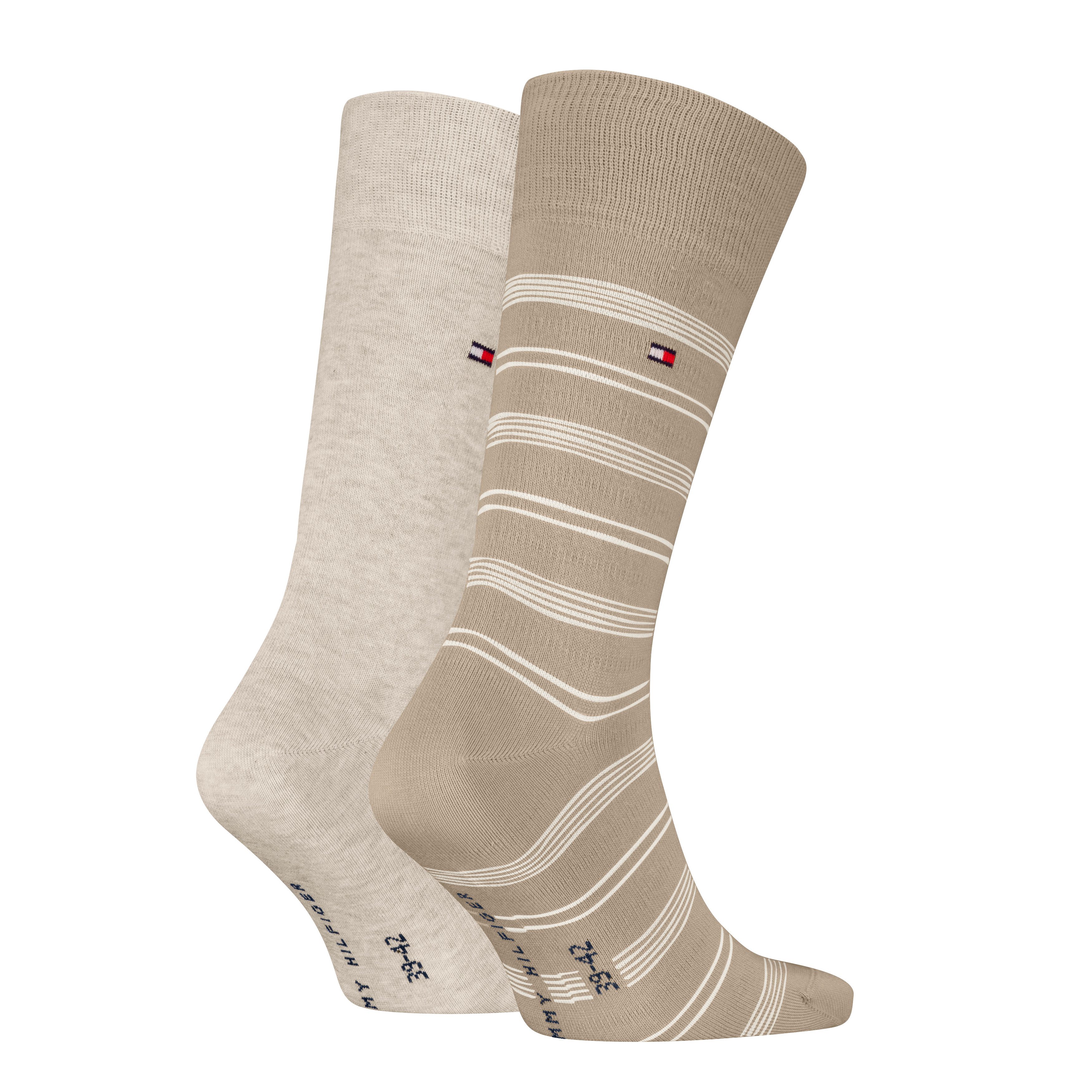 Tommy Hilfiger Sokken TH MEN SOCK 2P FANCY BRETON (2 paar)