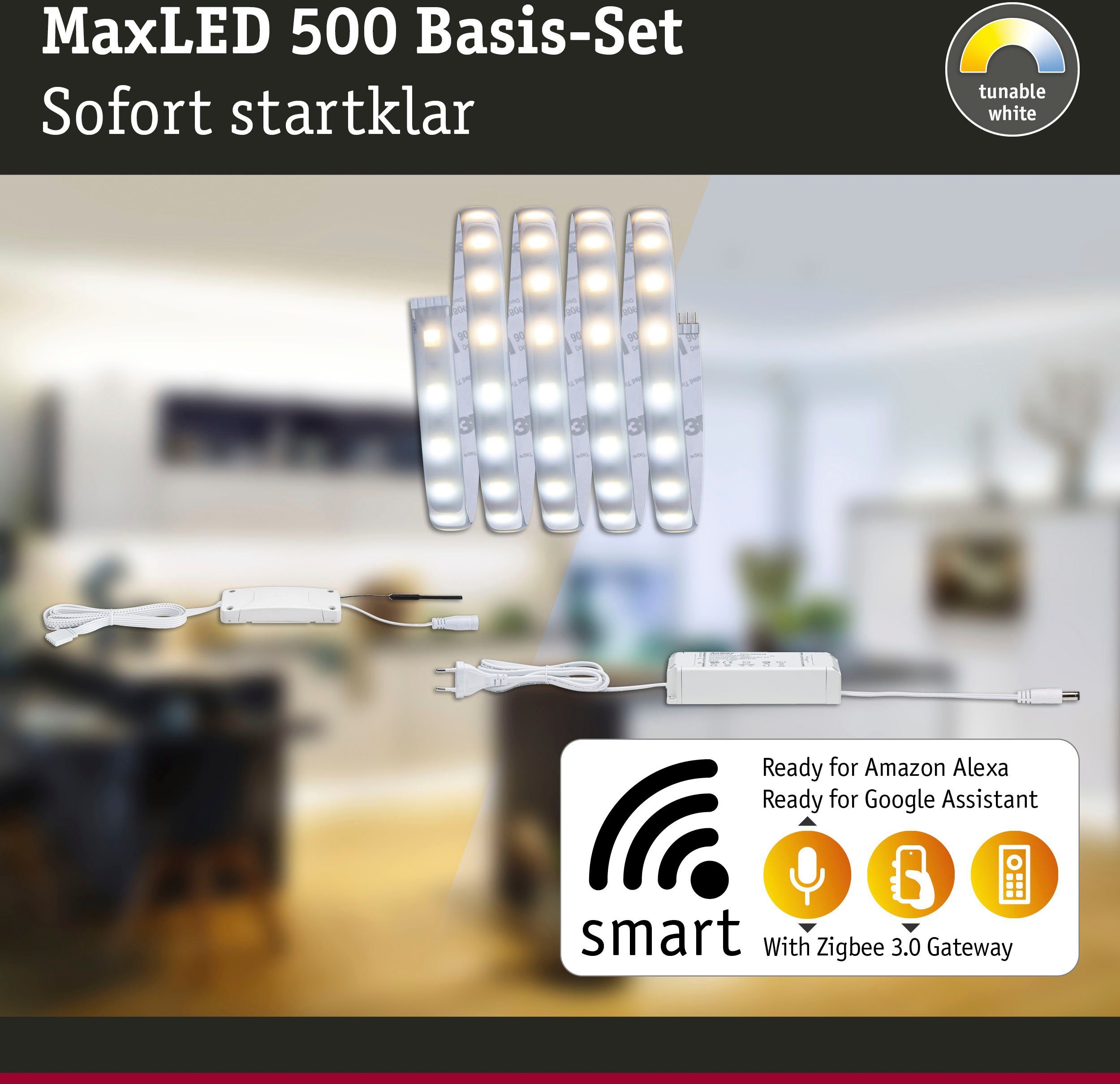 Paulmann Led-strepen MaxLED 500 Basisset Smart Home Zigbee (1 stuk)