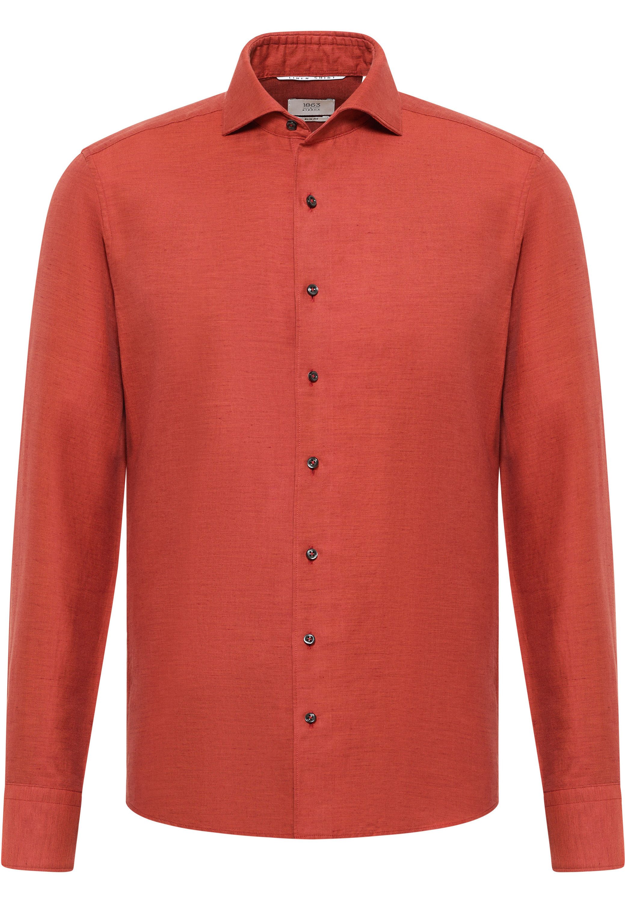 Eterna Overhemd met lange mouwen Slim fit EASY IRON (gemakkelijk te strijken)