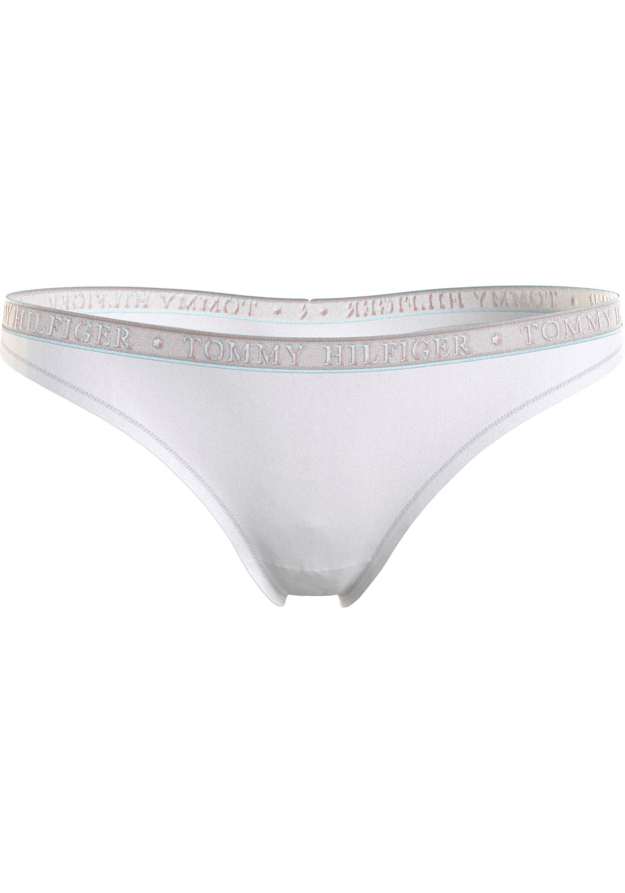 Tommy Hilfiger Underwear Slip LACE 3P THONG (EXT SIZES) met tommy hilfiger logoband (Set van 3)