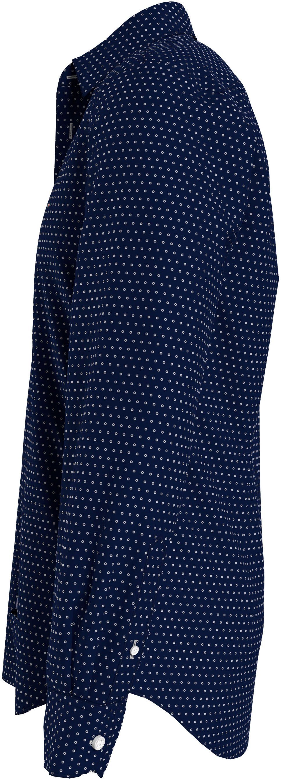 Tommy Hilfiger Businessoverhemd CL-W OXF CIRCLE PRINT SHIRT SF