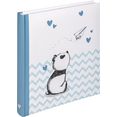 walther fotoalbum babyalbum little panda, rosa (1 stuk) blauw