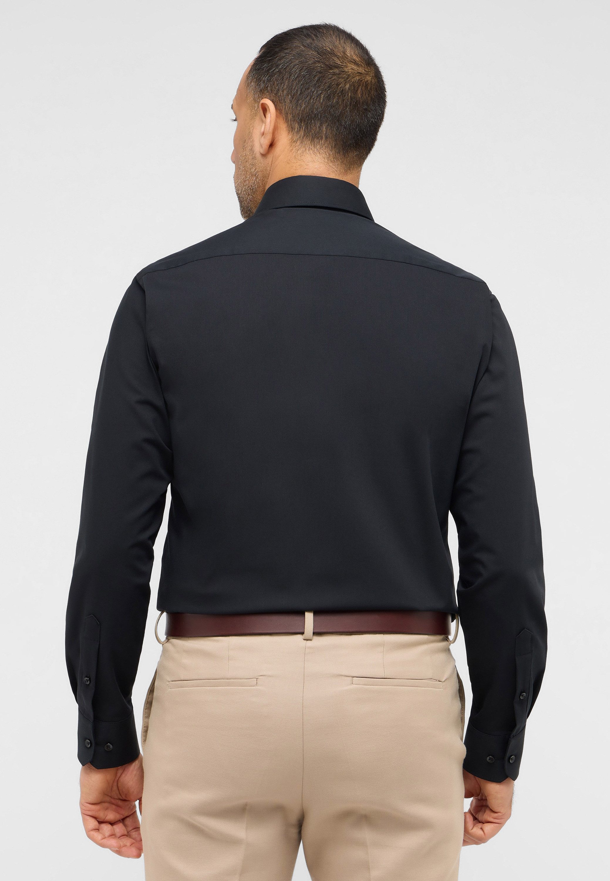 Eterna Overhemd met lange mouwen MODERN FIT NON IRON (strijkvrij)