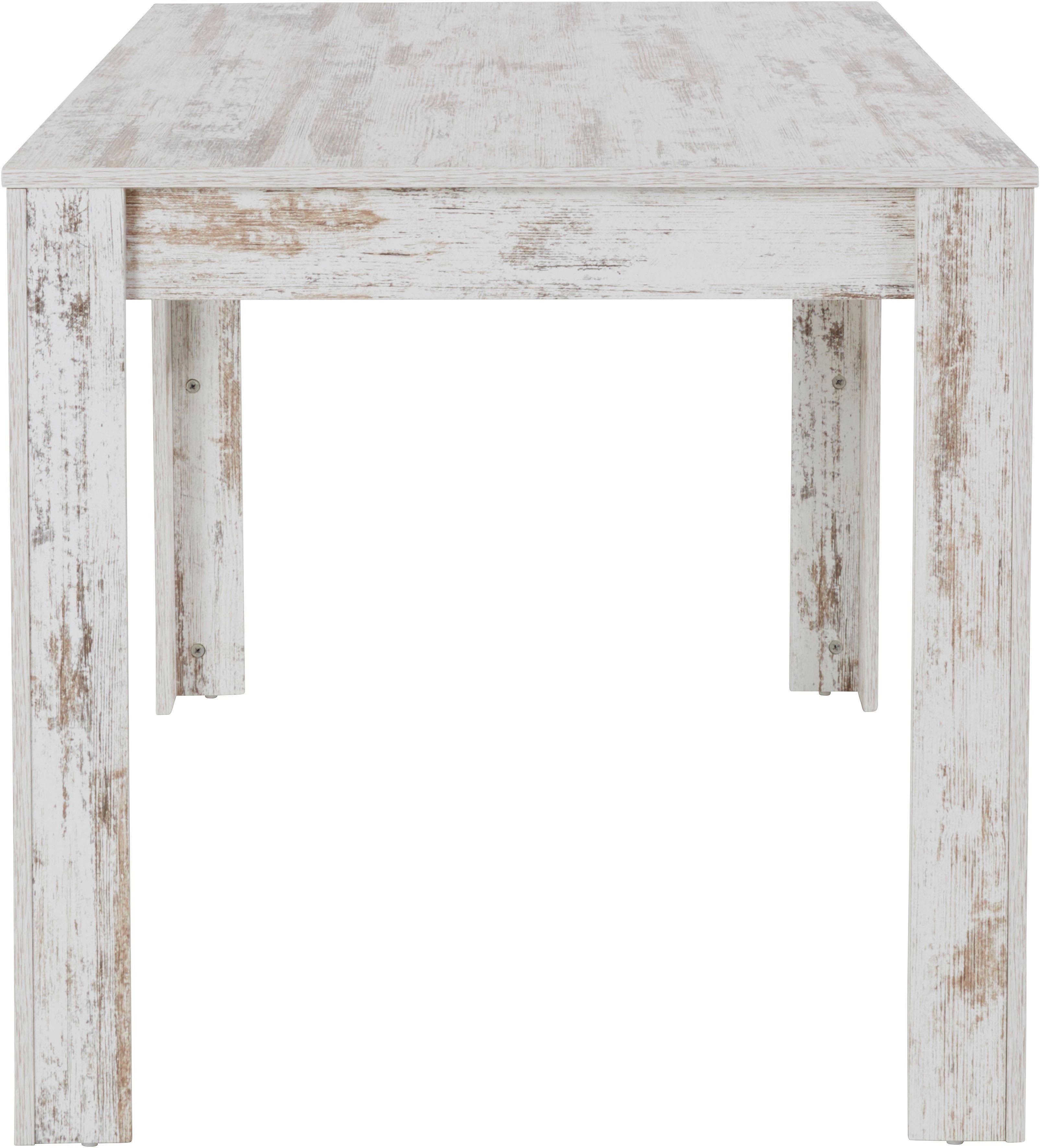 INOSIGN Eettafel Meigh, TOPSELLER! Breedte 120 cm, verschillende maten en kleurvarianten