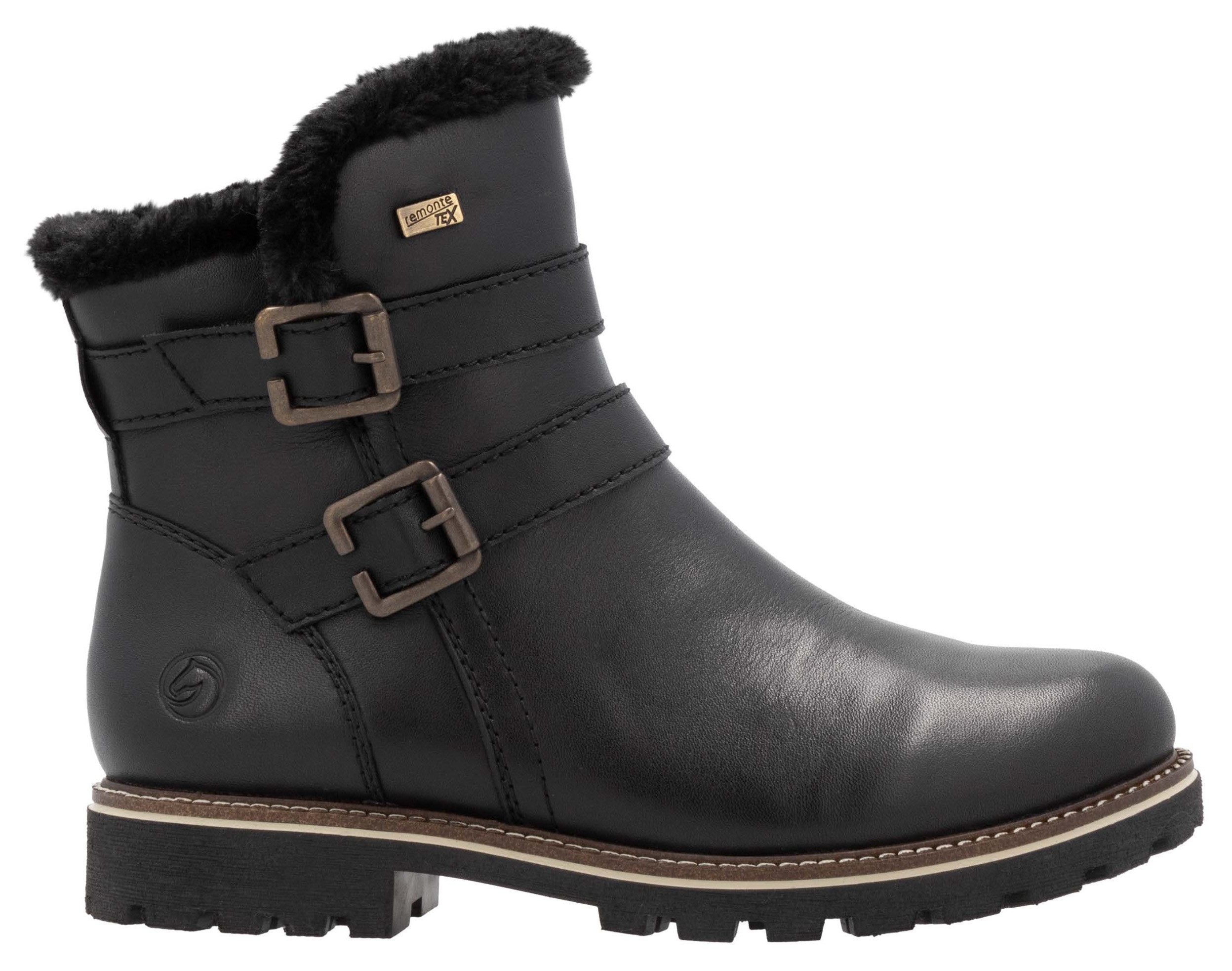 Remonte Winterlaarzen hakken winter-enkellaars outdoor schoen met tex-membraan