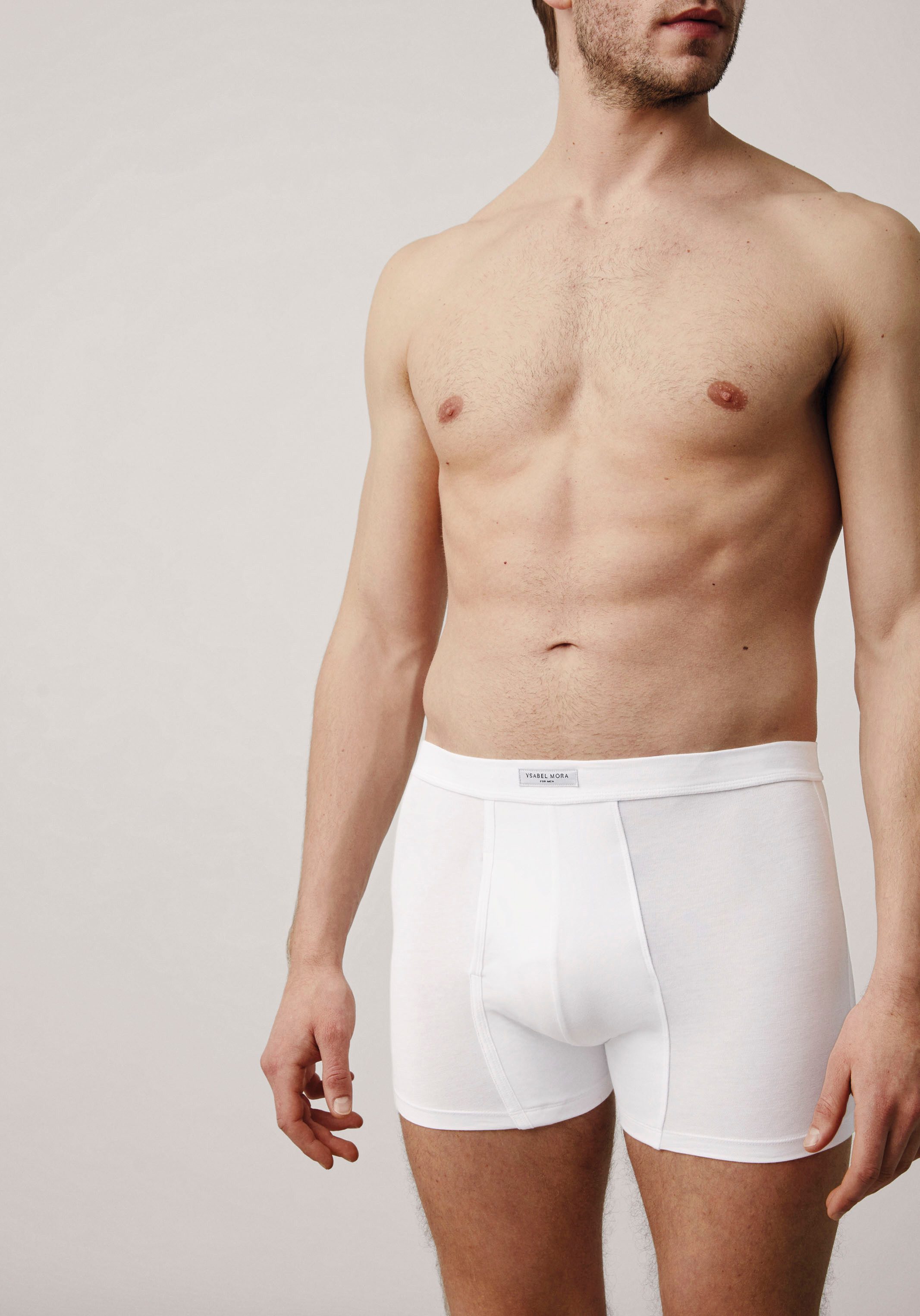 YSABEL MORA Boxershort BASIC COLLECTION COTTON met praktische toegang in het kruis (Set van 3)