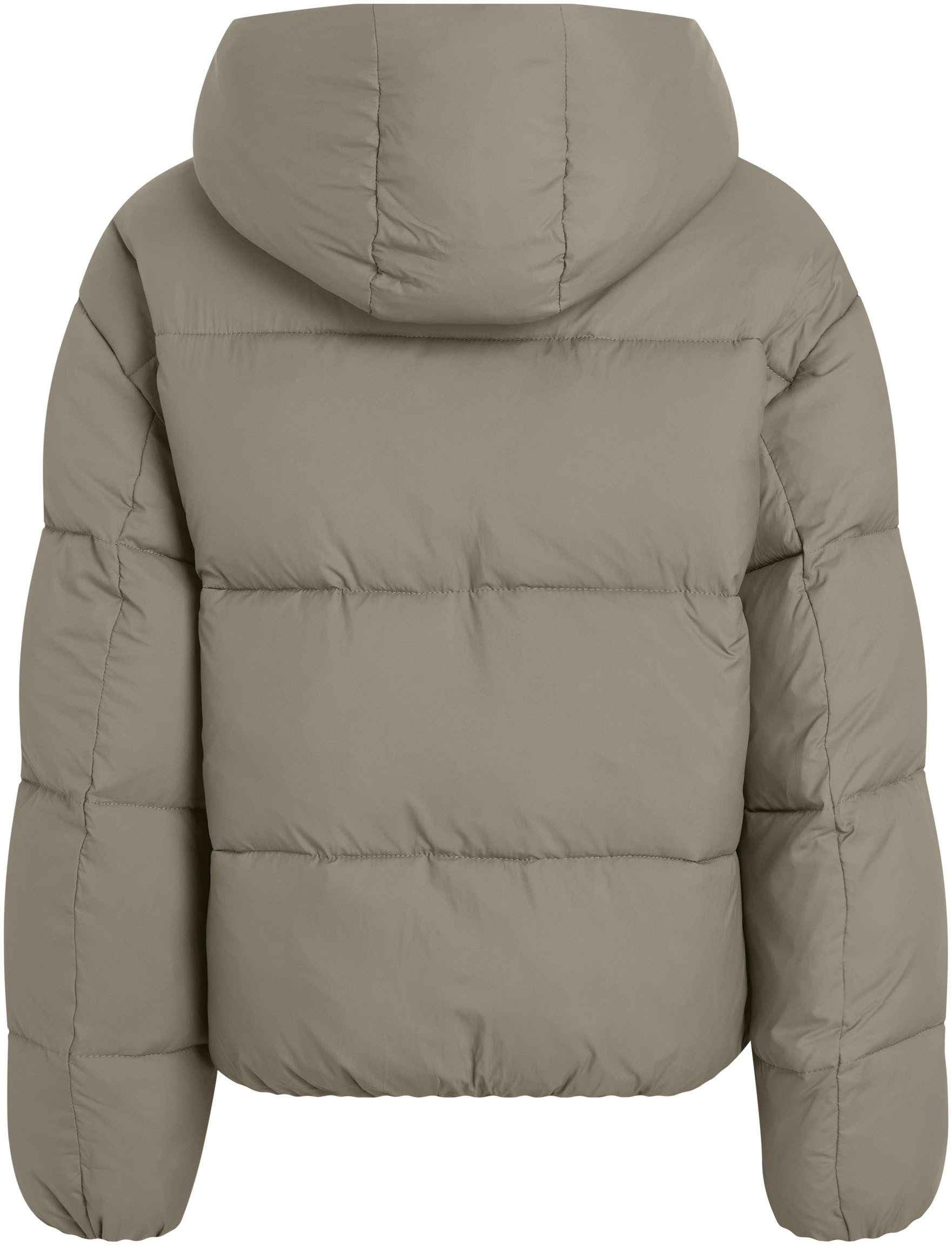 Calvin Klein Gewatteerde jas LOGO SHORT HOODED PUFFER