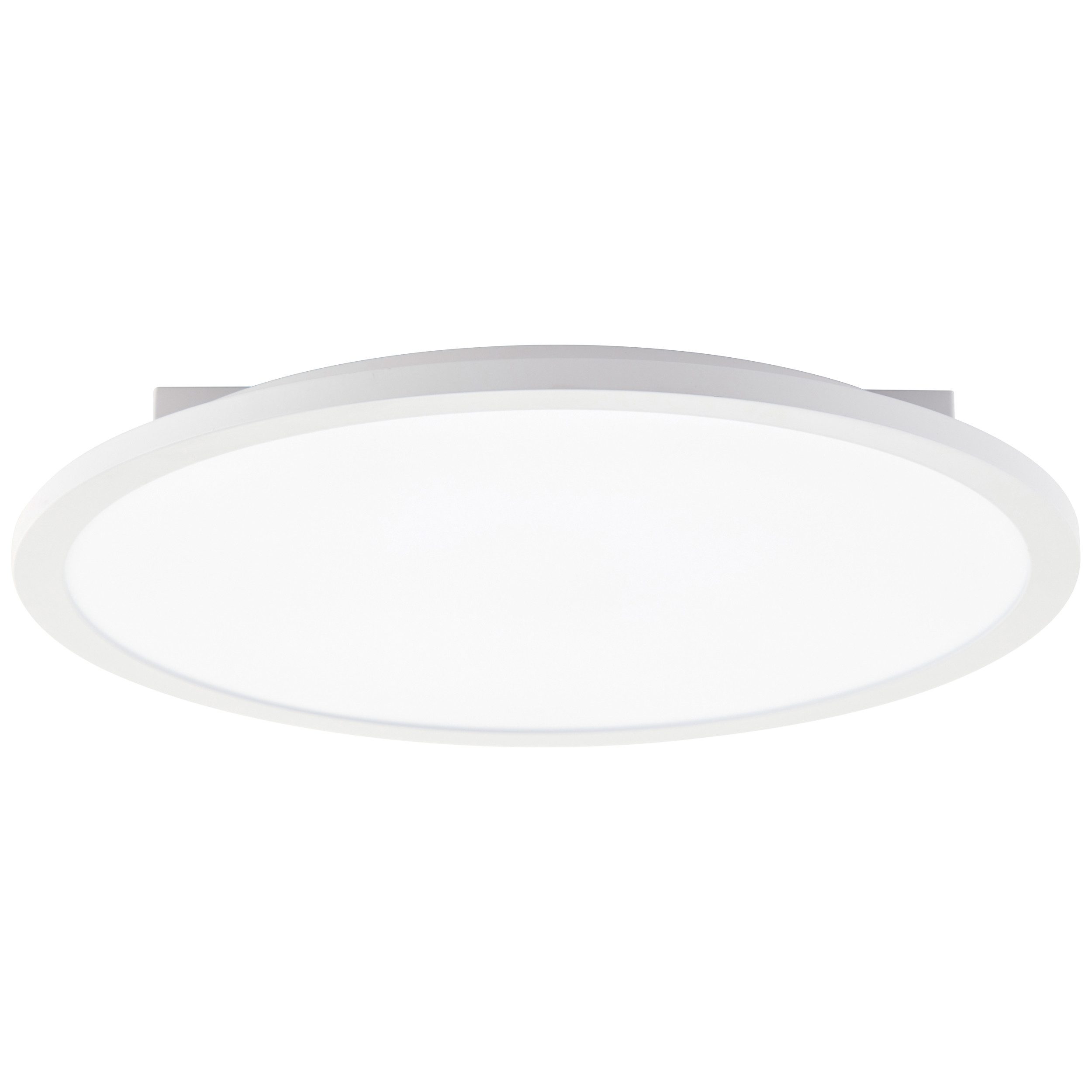 Brilliant Leuchten Led-plafondlamp Briston Ø 42 cm, 1800 lm, 3000-6500 K, dimbaar, afstandsbediening, aluminium, wit