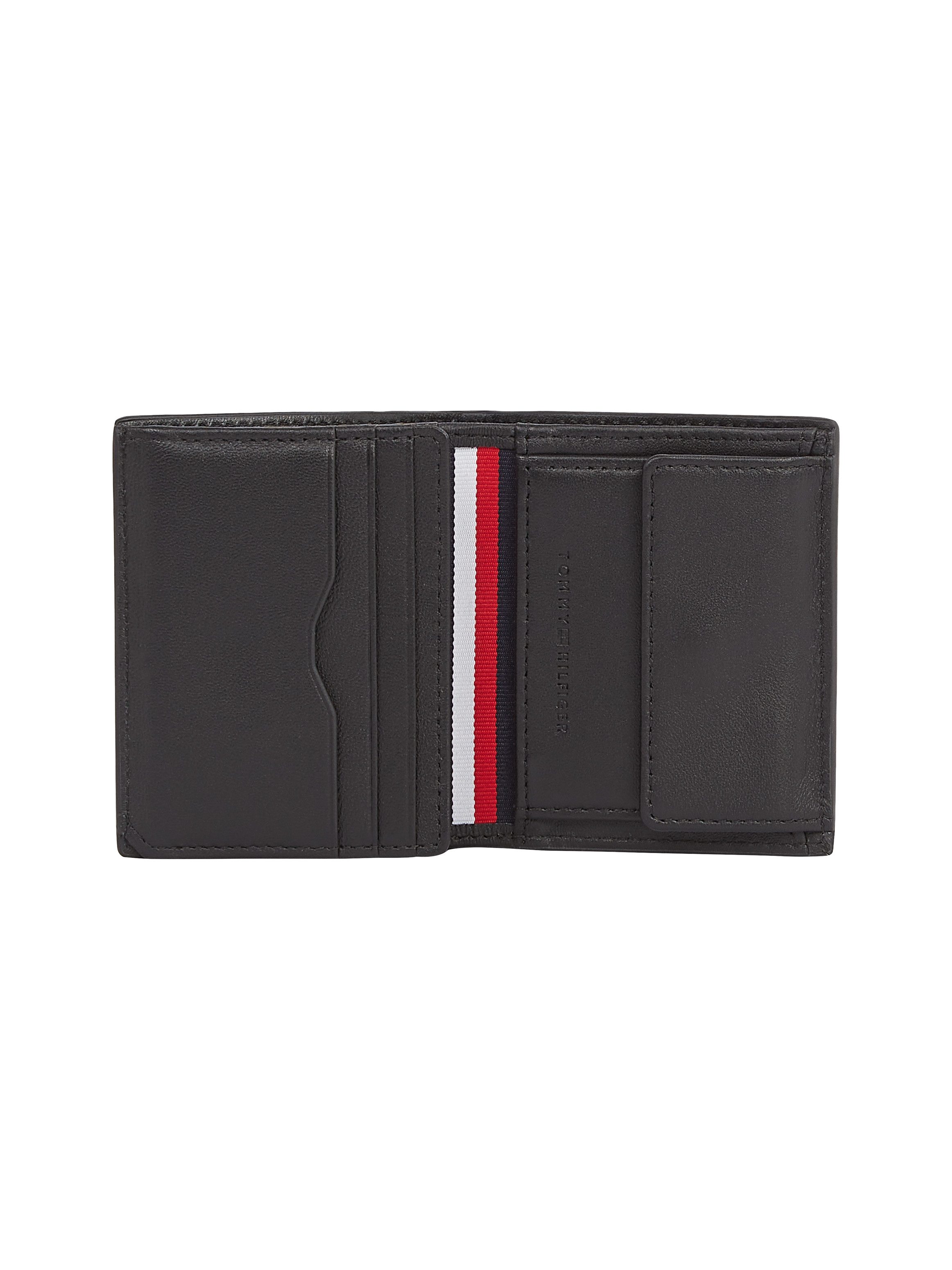 Tommy Hilfiger Portemonnee TH CORP TRIFOLD heren portemonnee met logo-opdruk