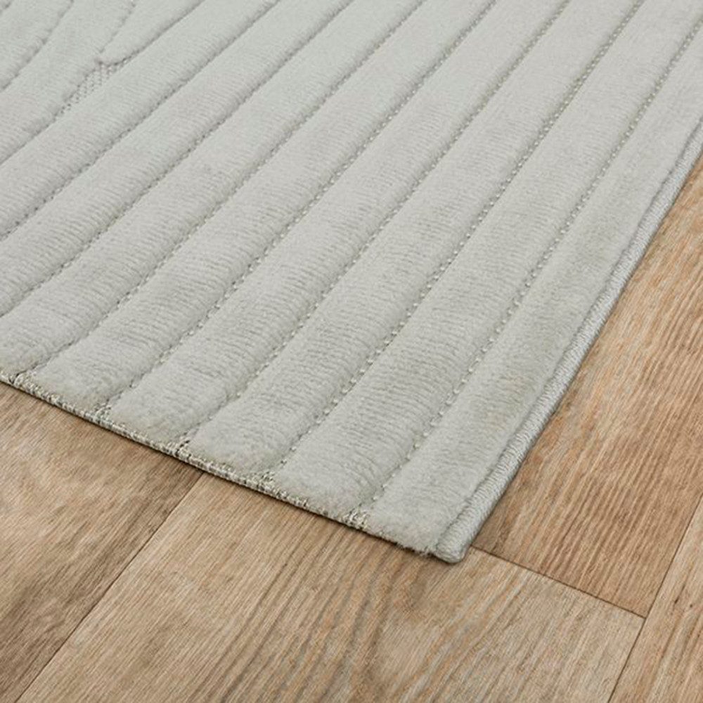 The carpet Vloerkleed Parma moderne woonkamer tapijt geschikt voor buiten, dichte pool