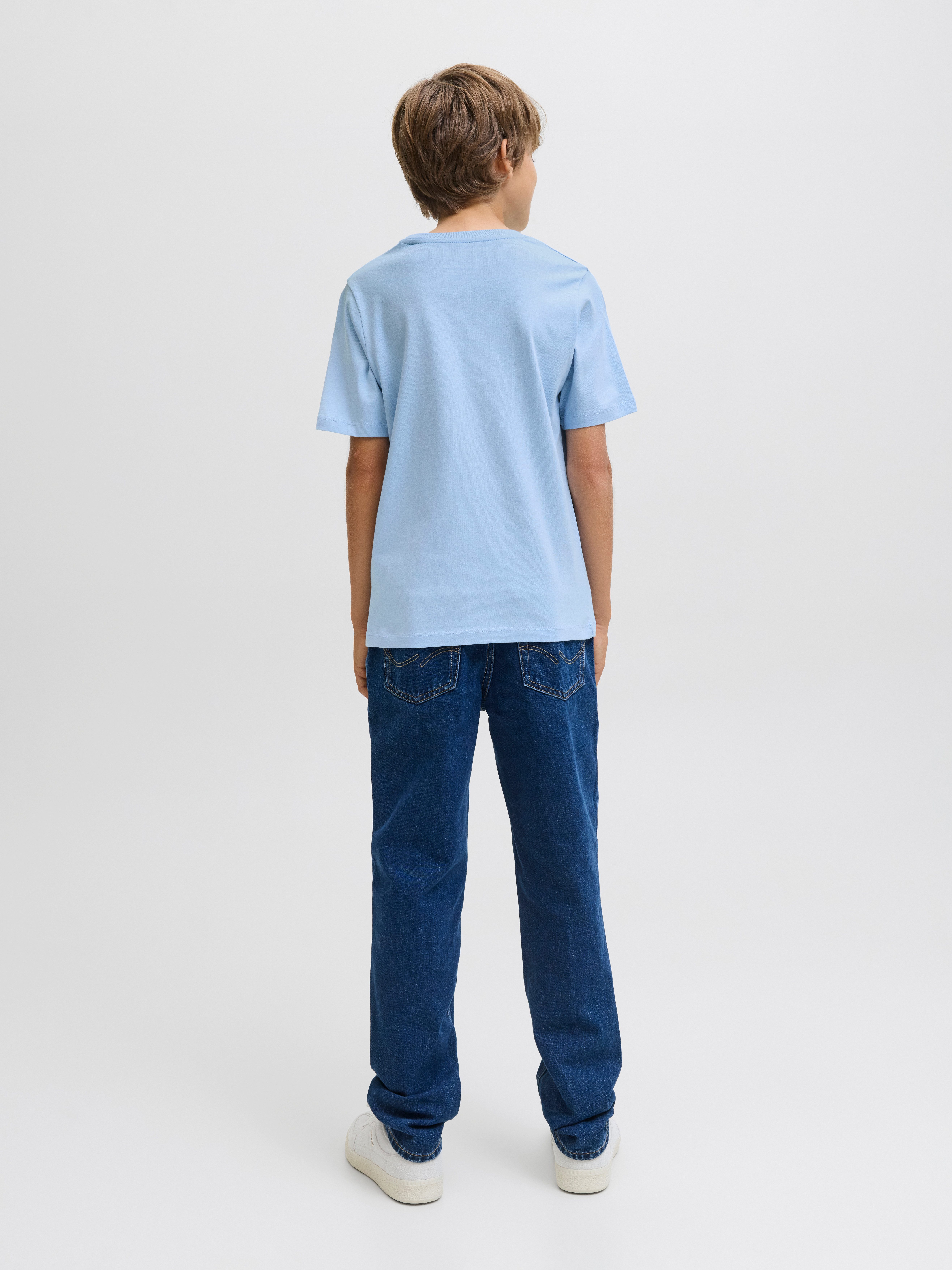 Jack & Jones Junior T-shirt JJELOGO TEE SS ONECK 2 COL AW25 NOOS JNR
