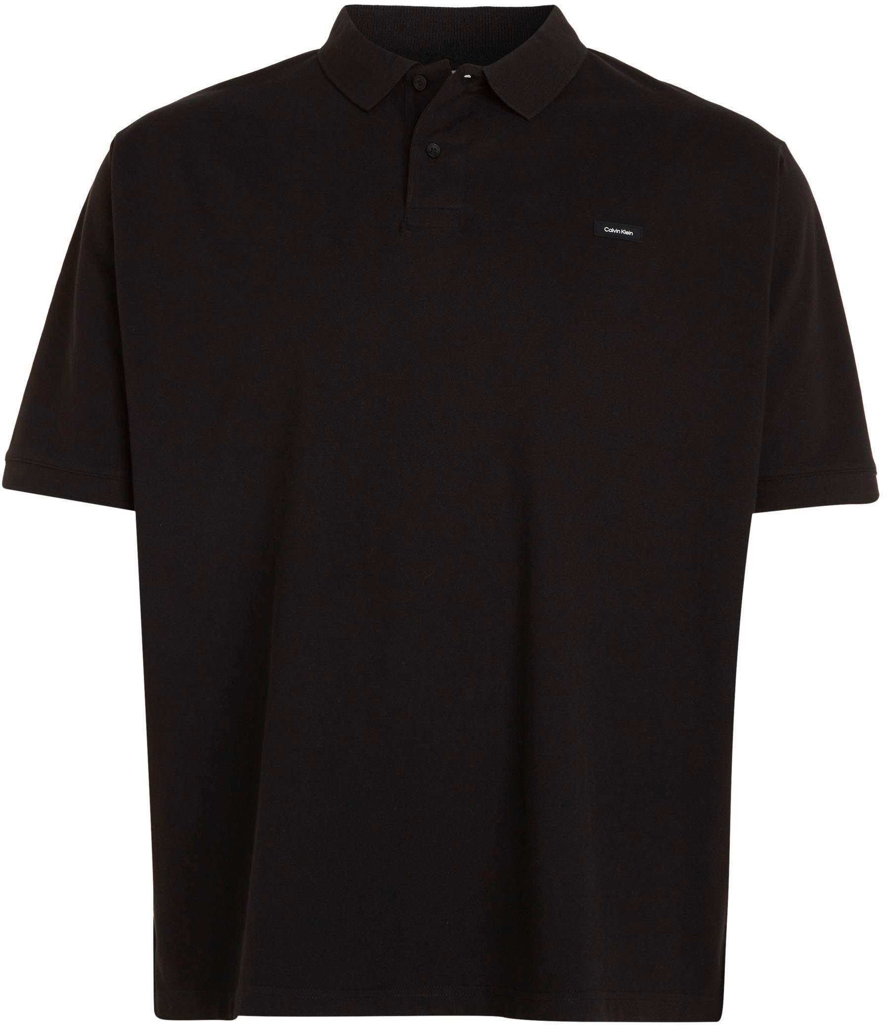 Calvin Klein Poloshirt BT_STRETCH PIQUE SLIM POLO in grote maten met polo-kraag