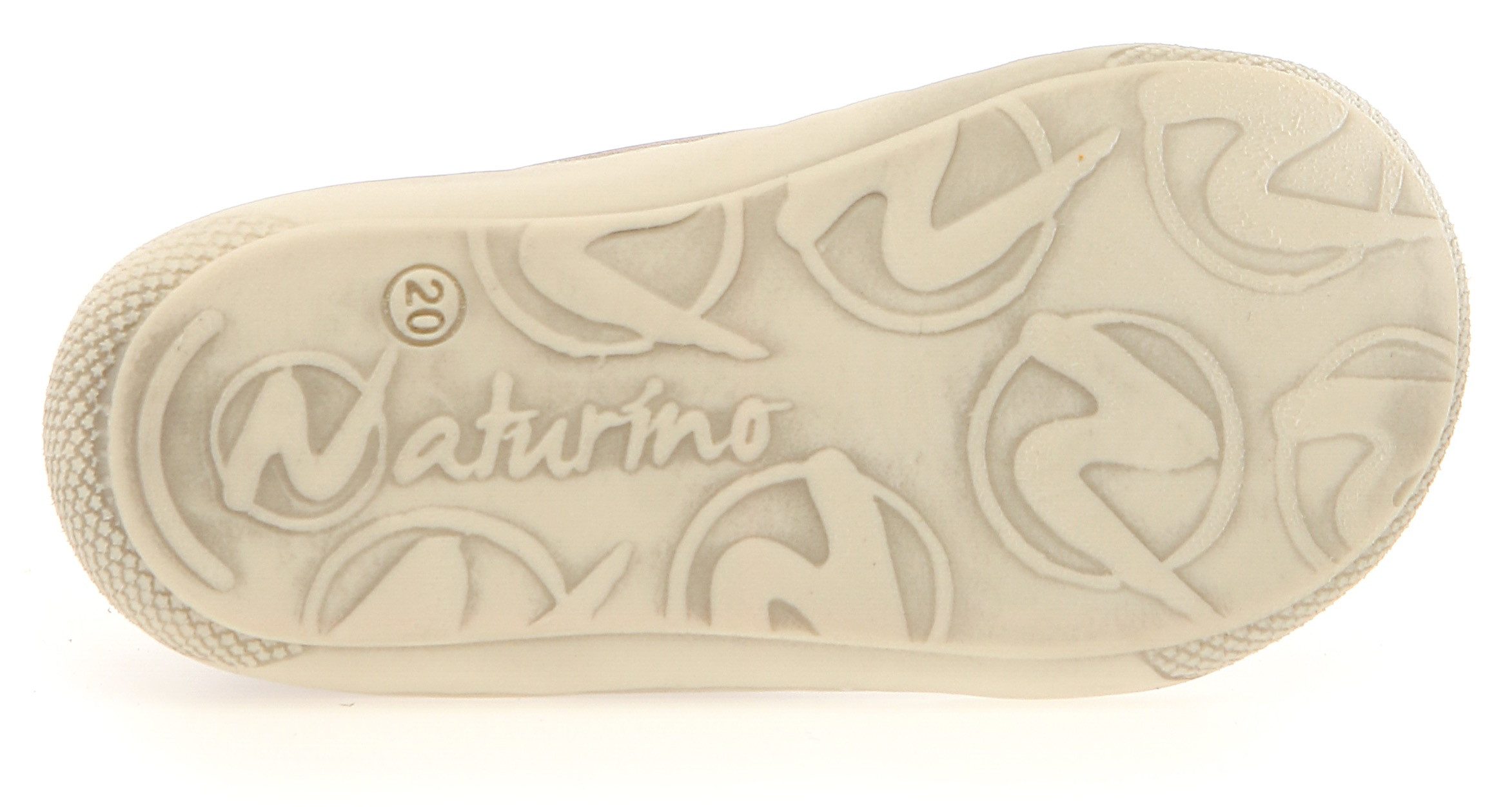 Naturino Babyschoentjes COCOON BONE Babyschoen, blote voeten schoen in used-look, maat sjabloon te downloaden