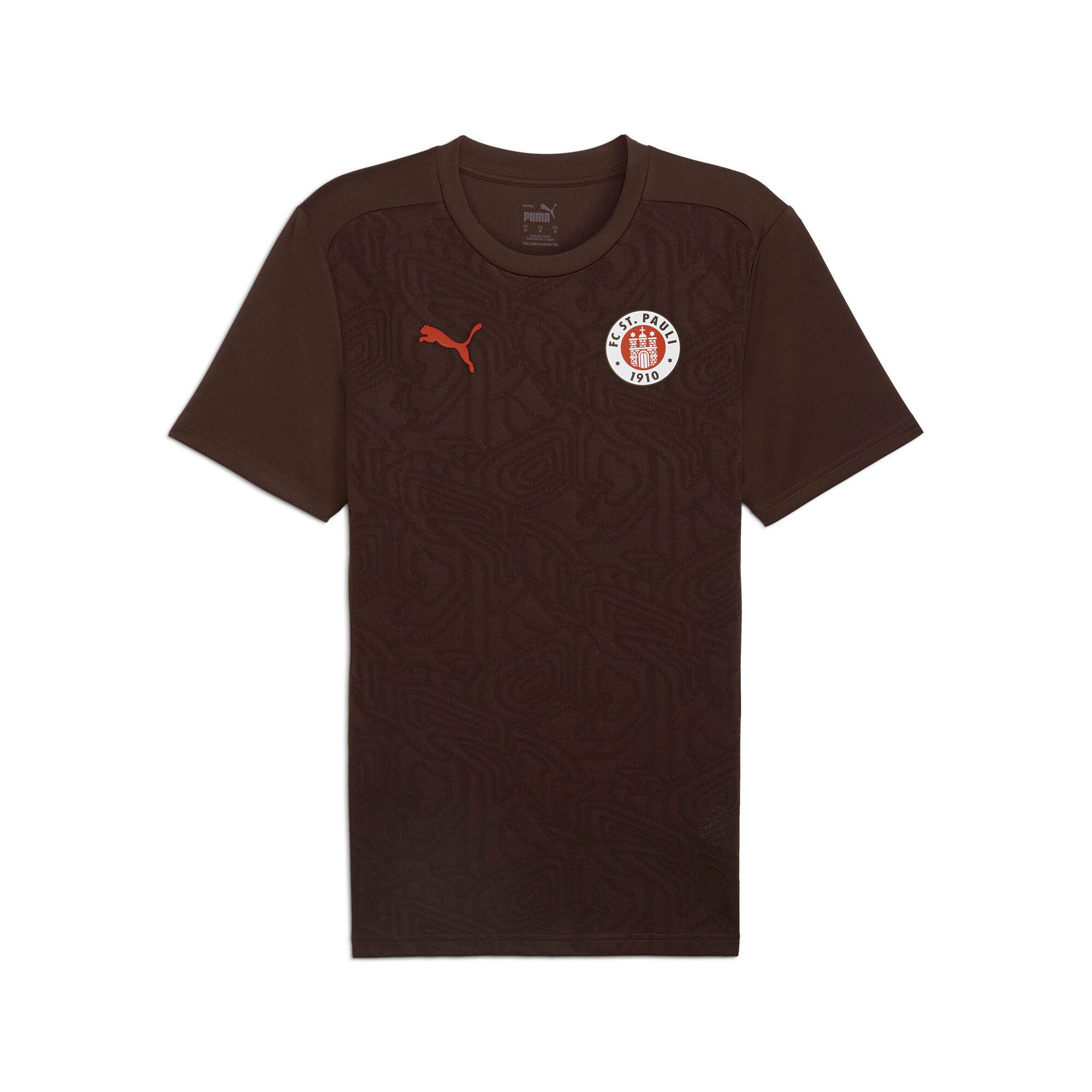 PUMA Trainingstop FCSP TRAINING JERSEY FC St. Pauli trainingsshirt 2024/2025 heren shirts maat XXL bruin