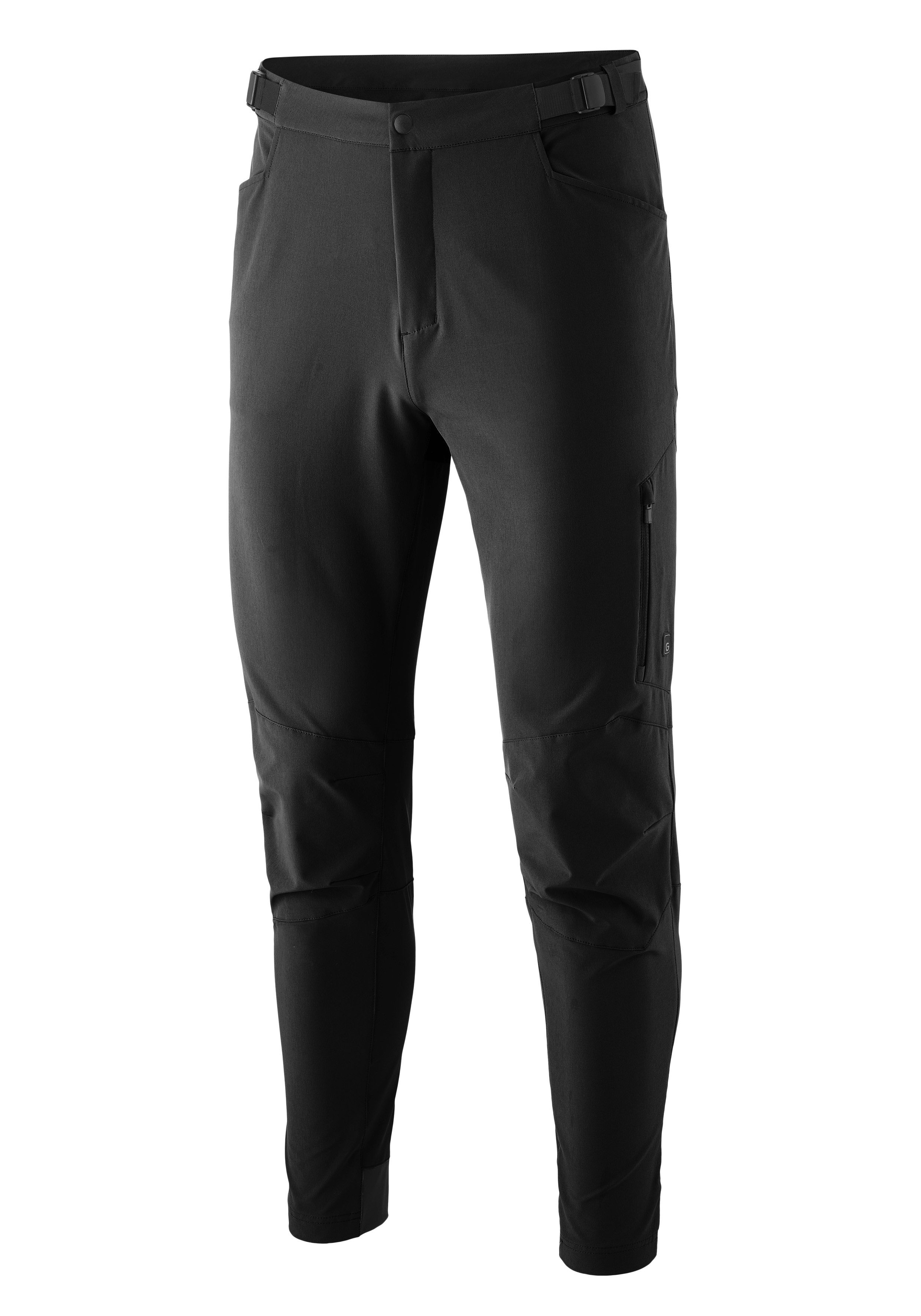 Gonso Fietsbroek TRAIL PANTS M Heren MTB-broek zonder zitkussen, lange fietsbroek, verstelbare tailleband
