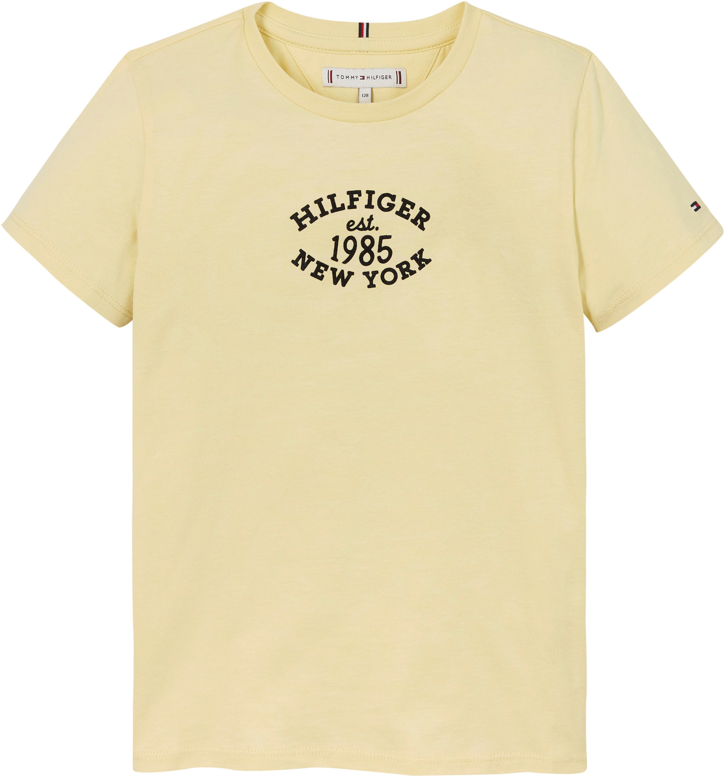Tommy Hilfiger T-shirt MONOTYPE FLOCK Kinderen tot 16 jaar met logostiksel