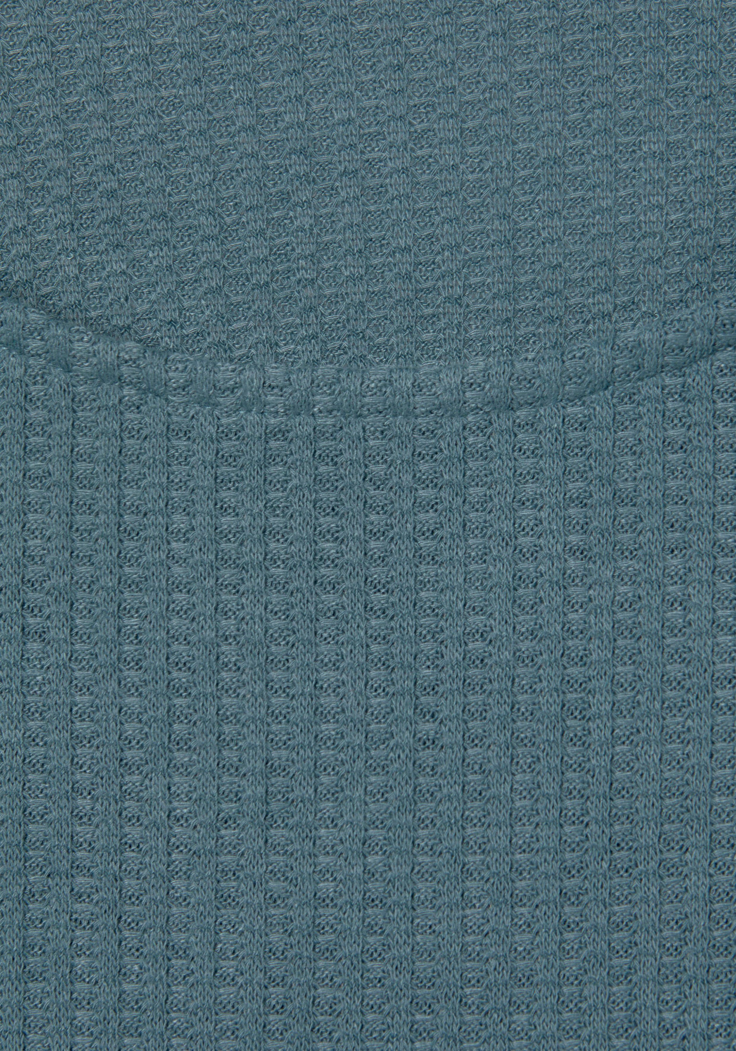 Lascana Shirt met lange mouwen In modieuze piqué-optiek van onderhoudsvriendelijke kwaliteit met viscose