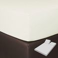 bettwarenshop hoeslaken multi-stretch split voor matrassen tot 30 cm hoogte met insnijding (1 stuk) wit