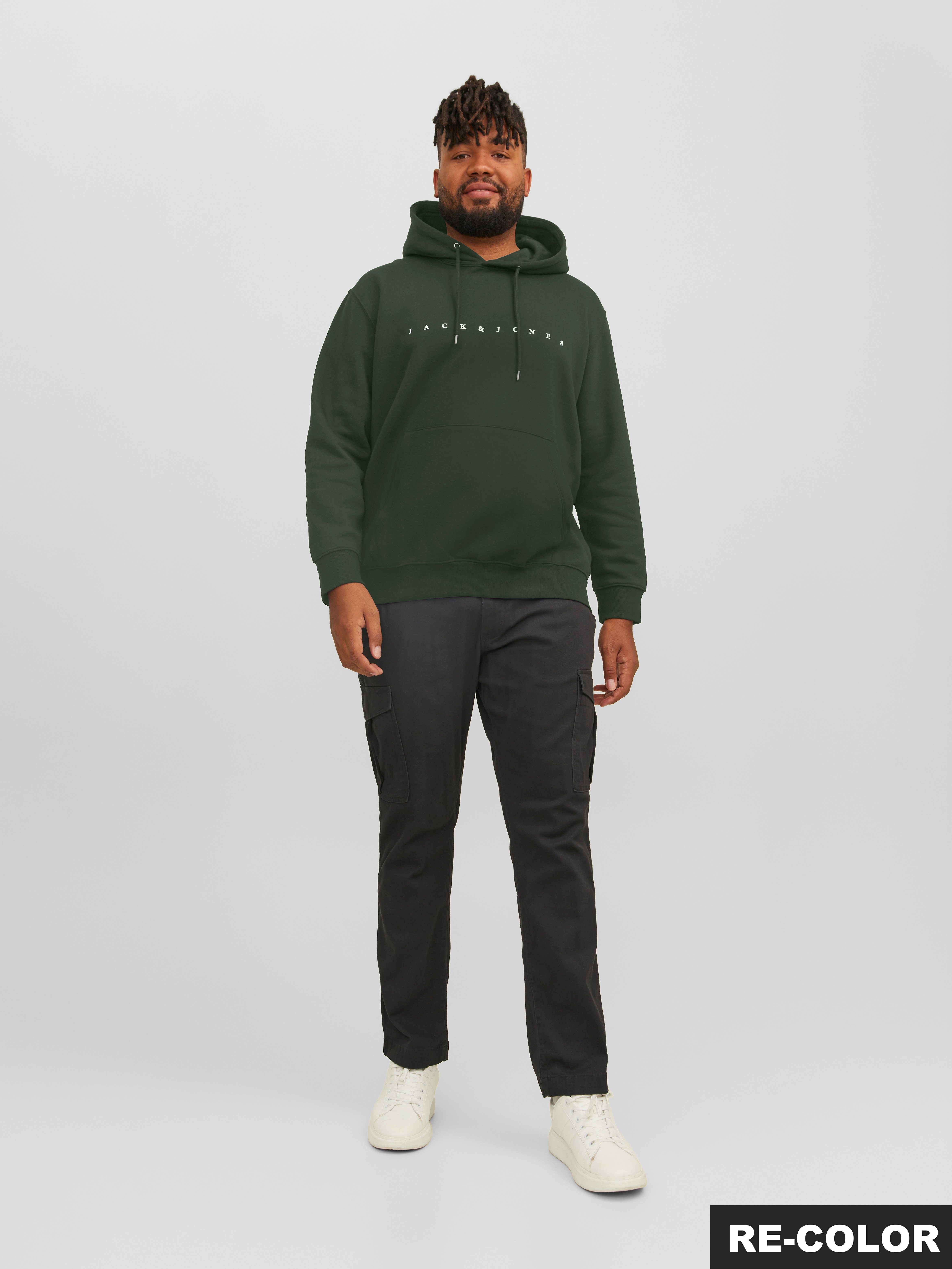 Jack & Jones PlusSize Hoodie JJESTAR JJ SWEAT HOOD NOOS PLS