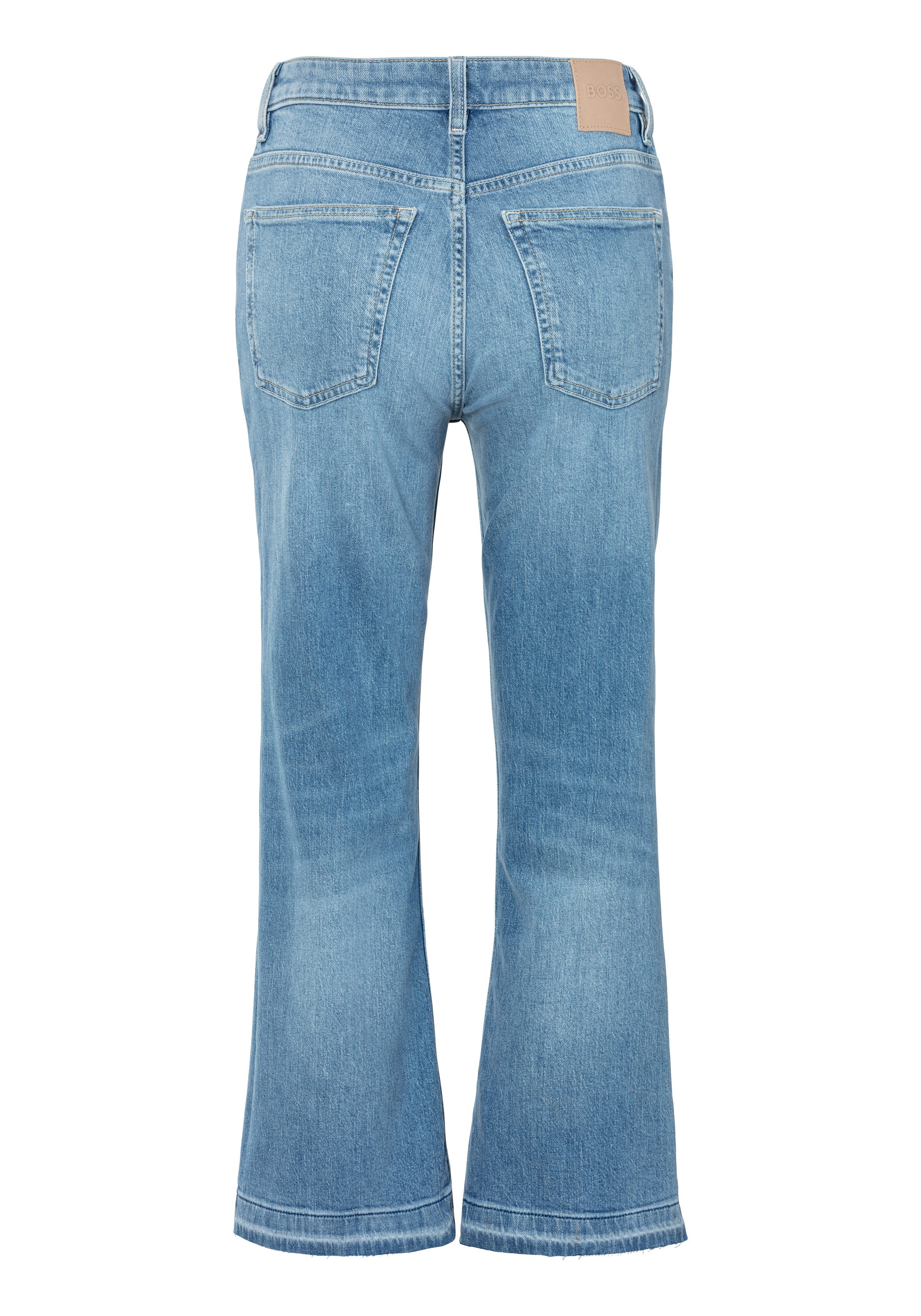 Boss Orange Wijd uitlopende jeans in cropped model (BOSS ORANGE DENIM)