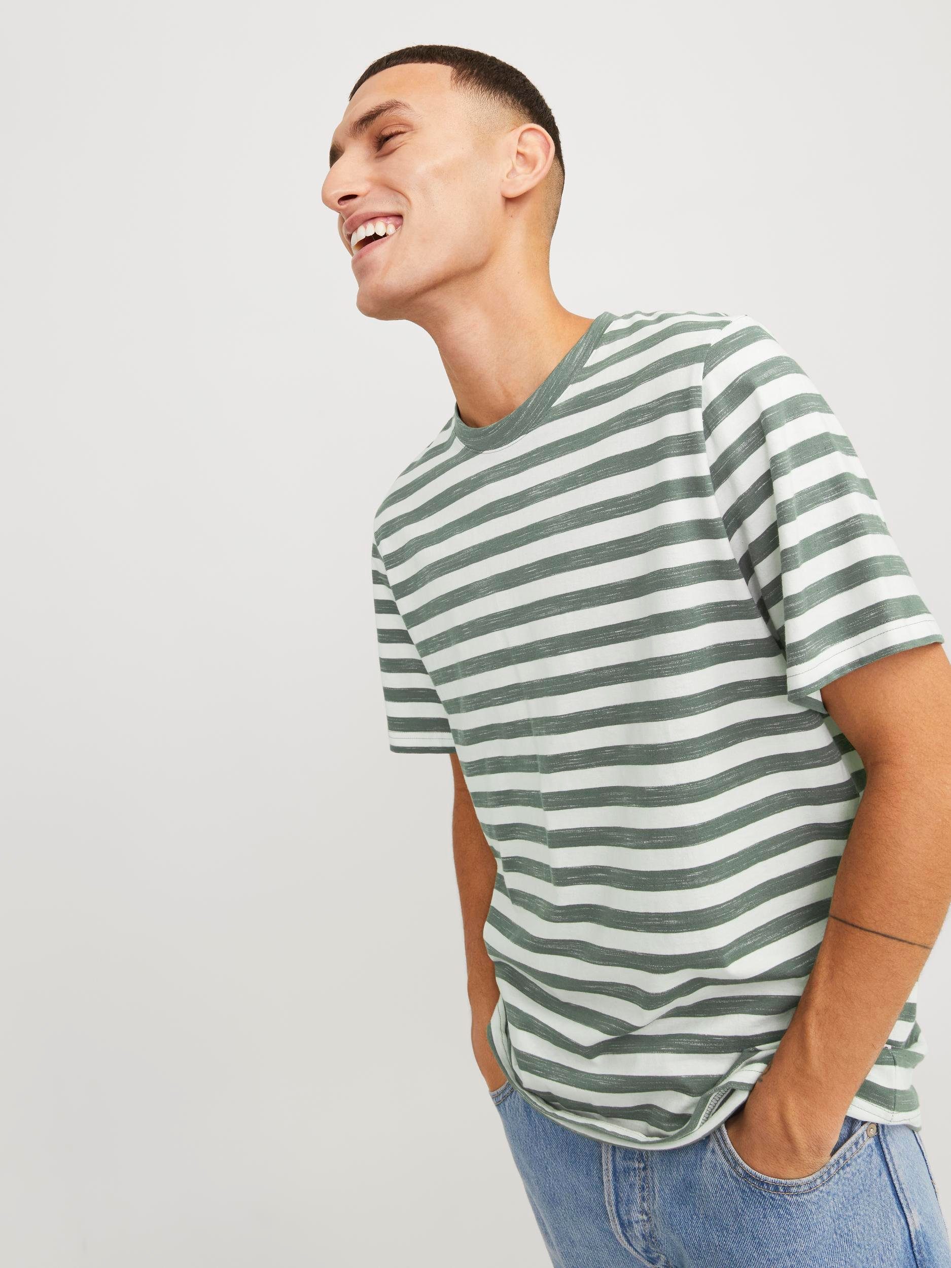 Jack & Jones T-shirt JORTAMPA STRIPE TEE SS CREW NECK