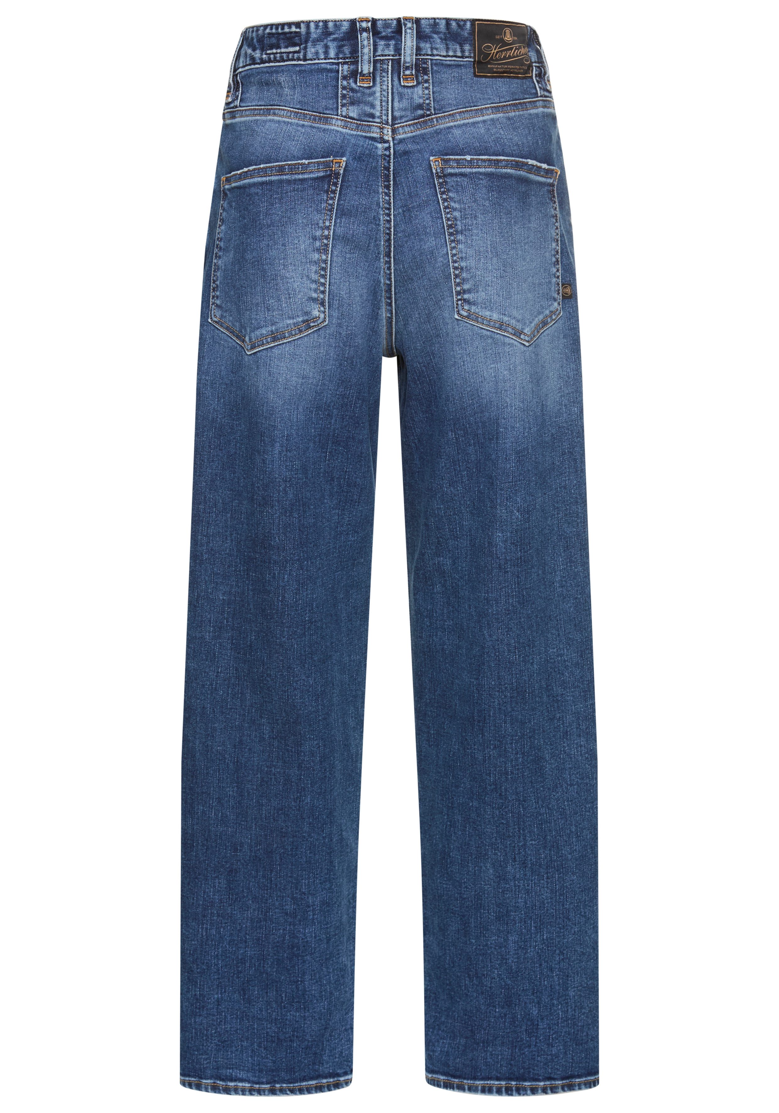 Herrlicher Loose fit jeans BROOKE ORGANIC DENIM met figuurnaden aan de taille