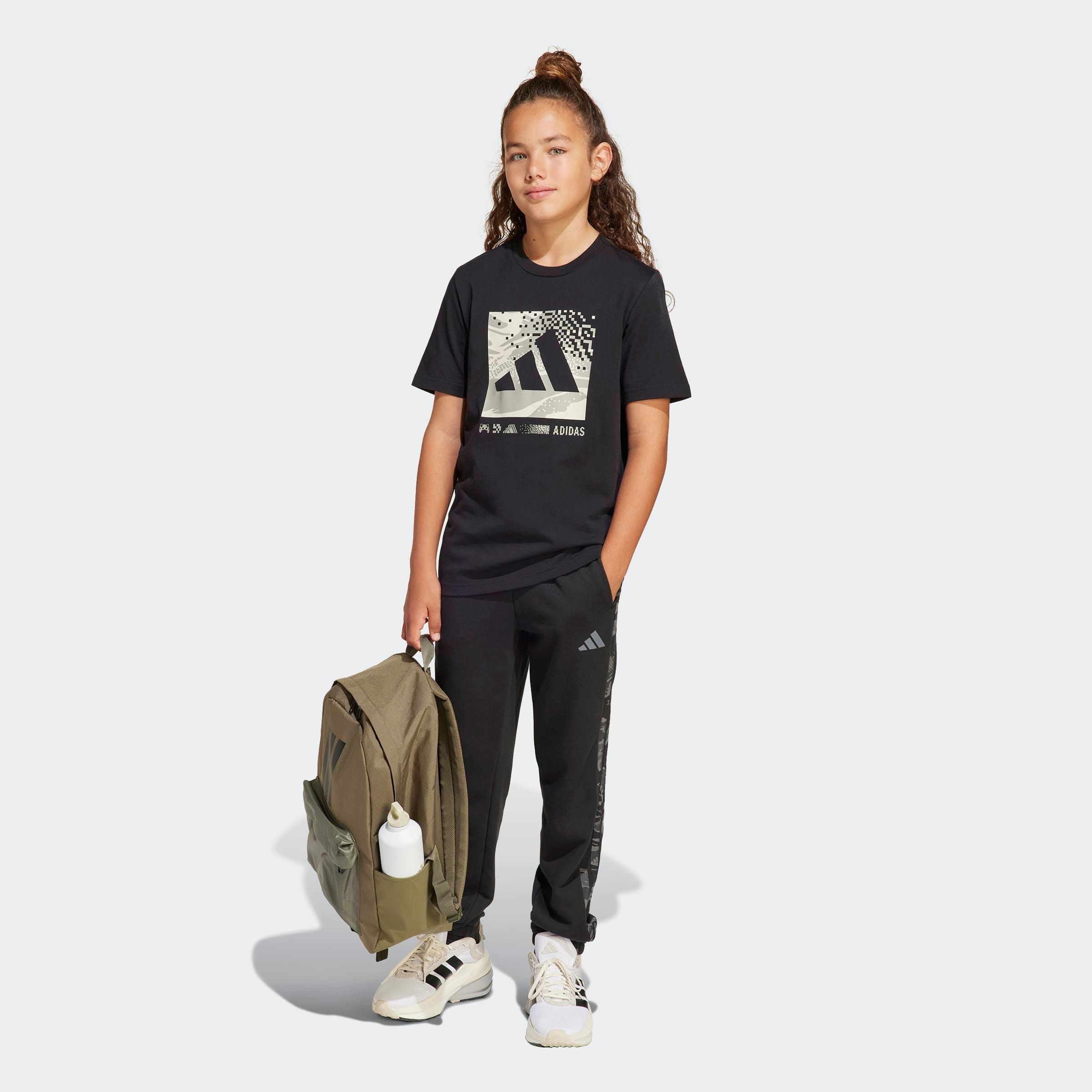 adidas Sportswear T-shirt J CAMO LOGO TEE
