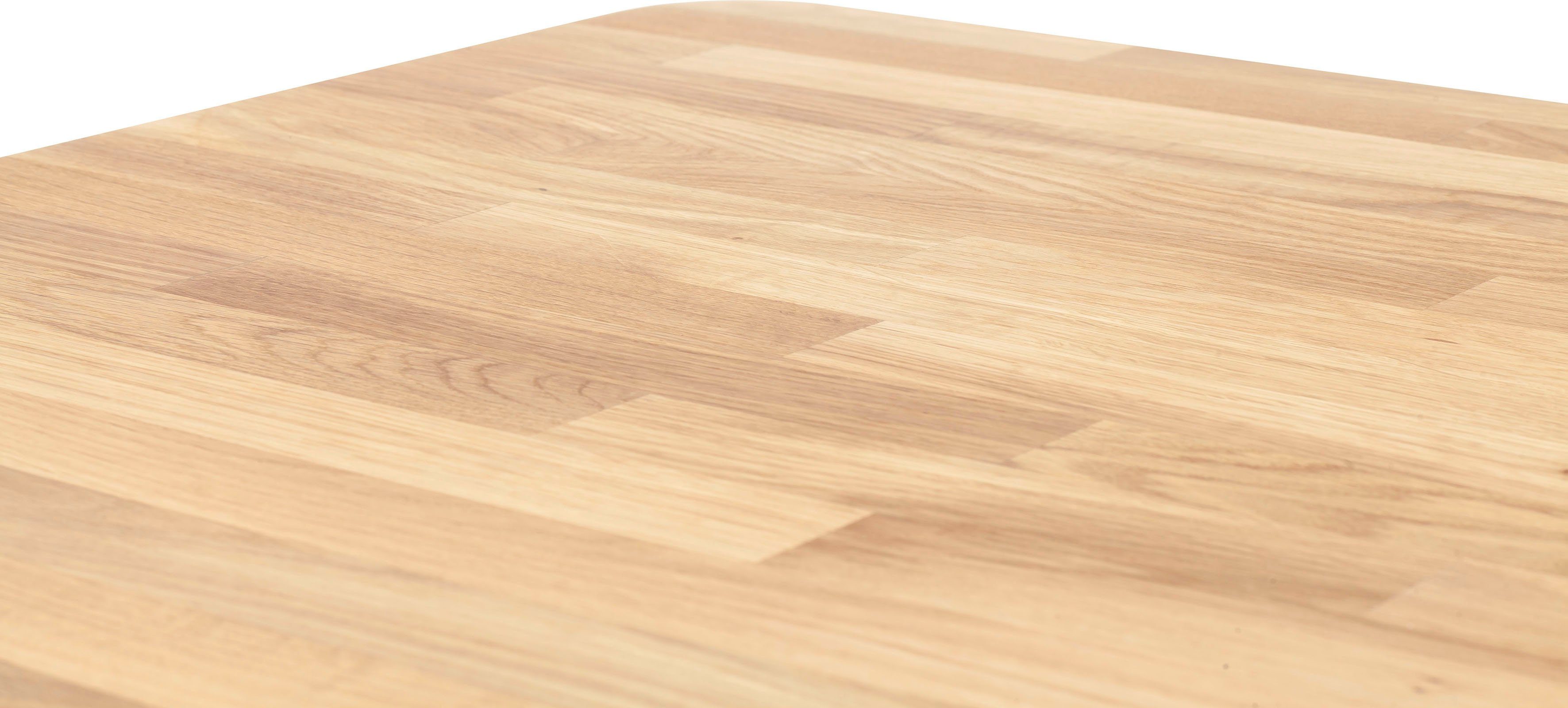 MCA living Eettafel Oskar, TOPSELLER! Massief houten tafel, naar keuze van beukenkernhout of wildeiken