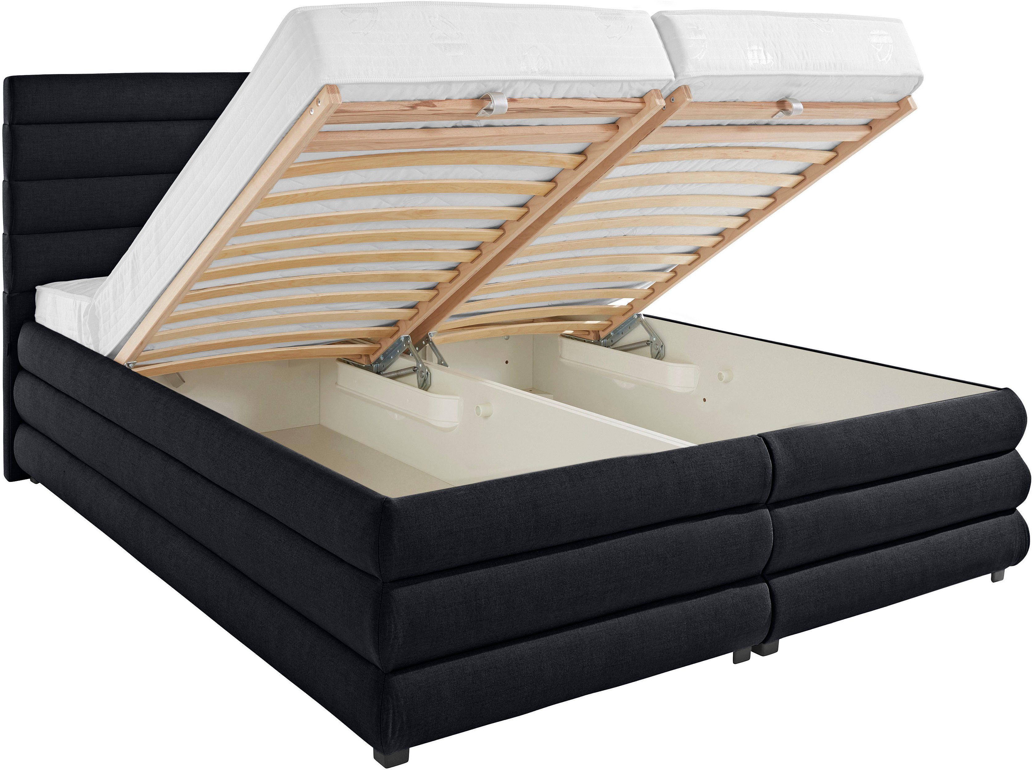 LeGer Home by Lena Gercke Gestoffeerd bed Maylis naar keuze met en zonder matras en lattenbodem, ook in 200 cm breedte