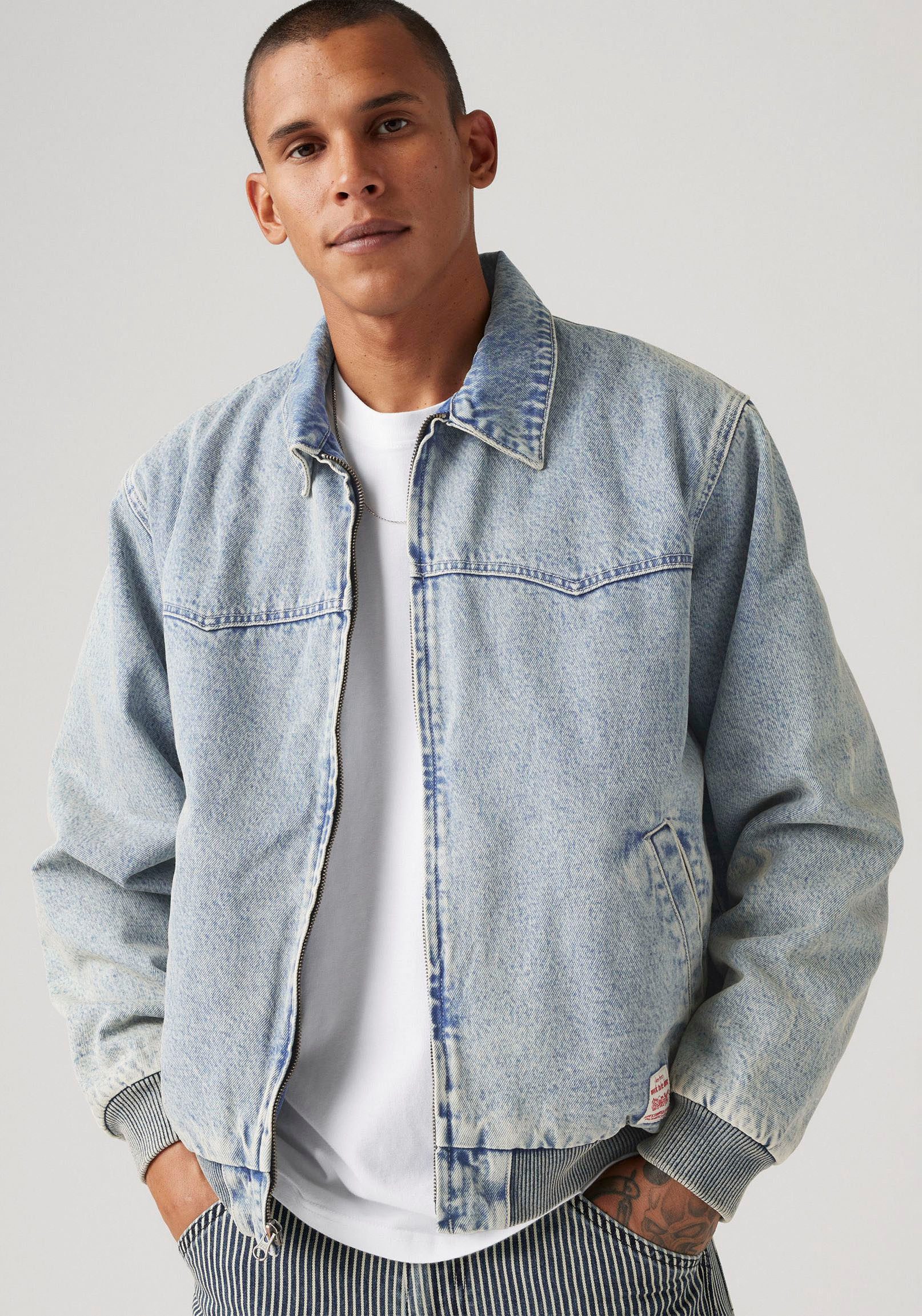 Levi's® Jeansjack met ribboorden