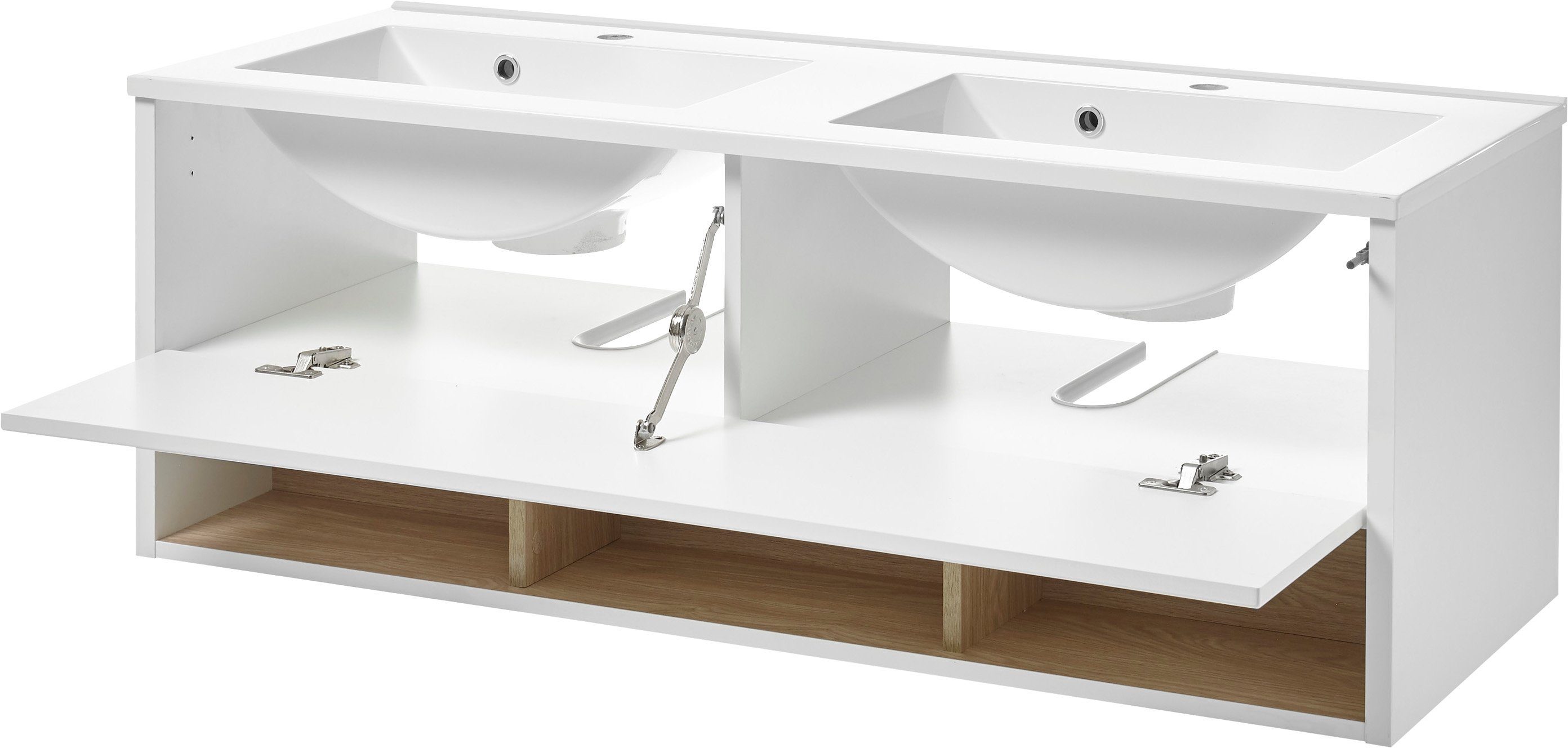 Places of Style Wastafelonderkast Studio Line, wastafel inclusief wasbak, modern ontwerp